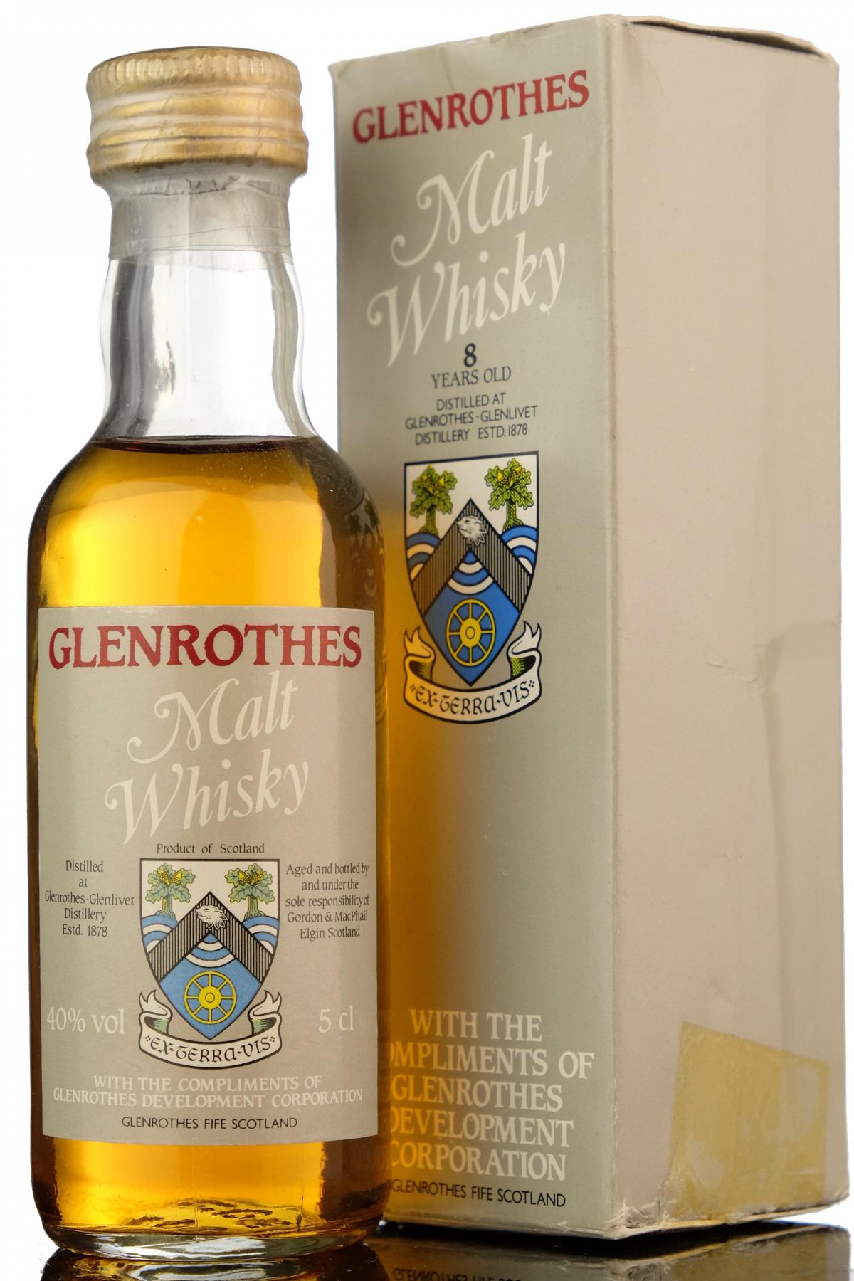 Glenrothes 8 Year Old - Gordon & MacPhail Miniature