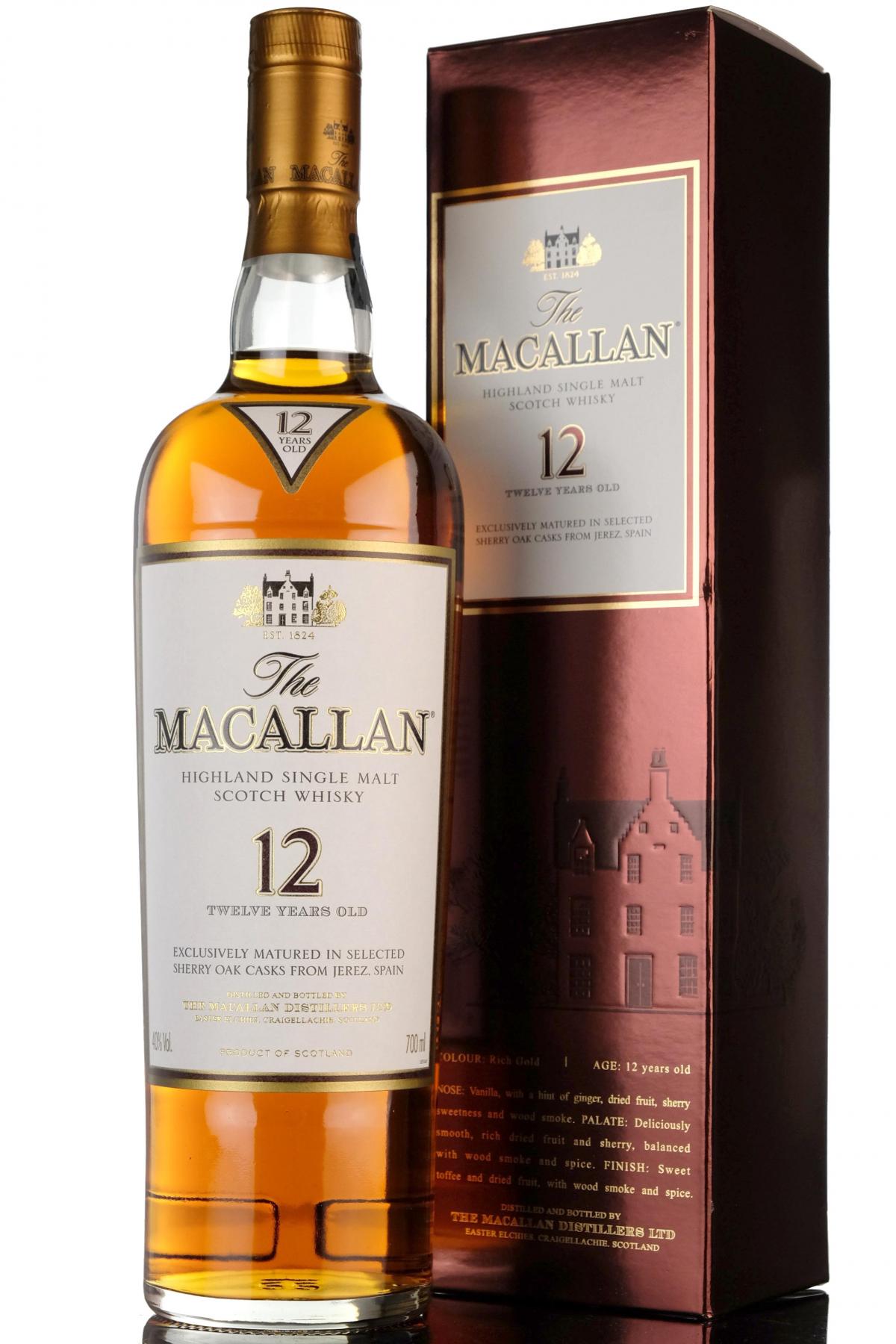 Macallan 12 Year Old - Sherry Cask