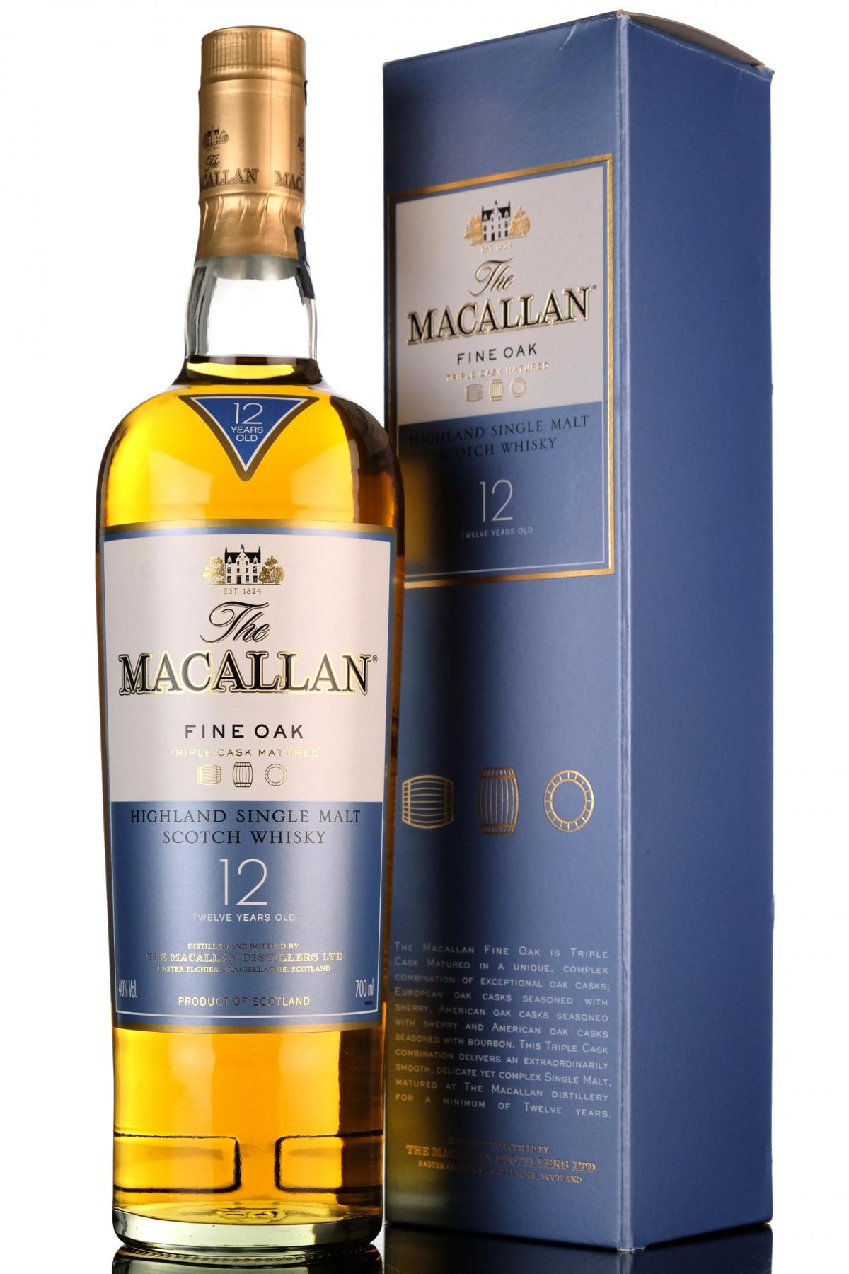 Macallan 12 Year Old - Fine Oak