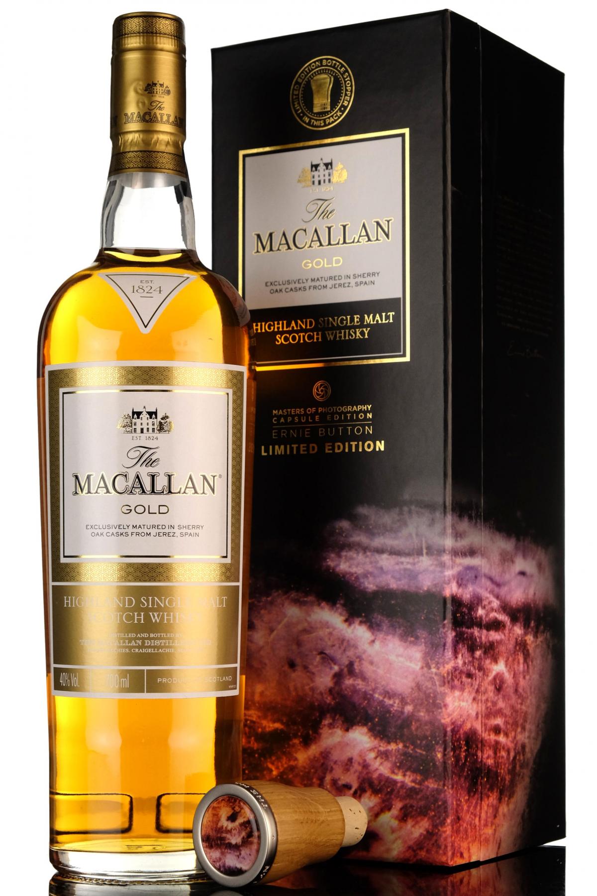 Macallan Gold - Ernie Button Limited Edition