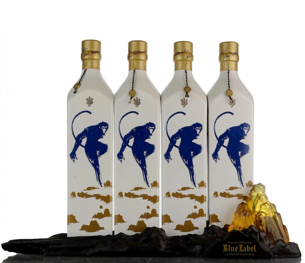 Johnnie Walker Blue Label Year Of The Monkey Set With Stand
