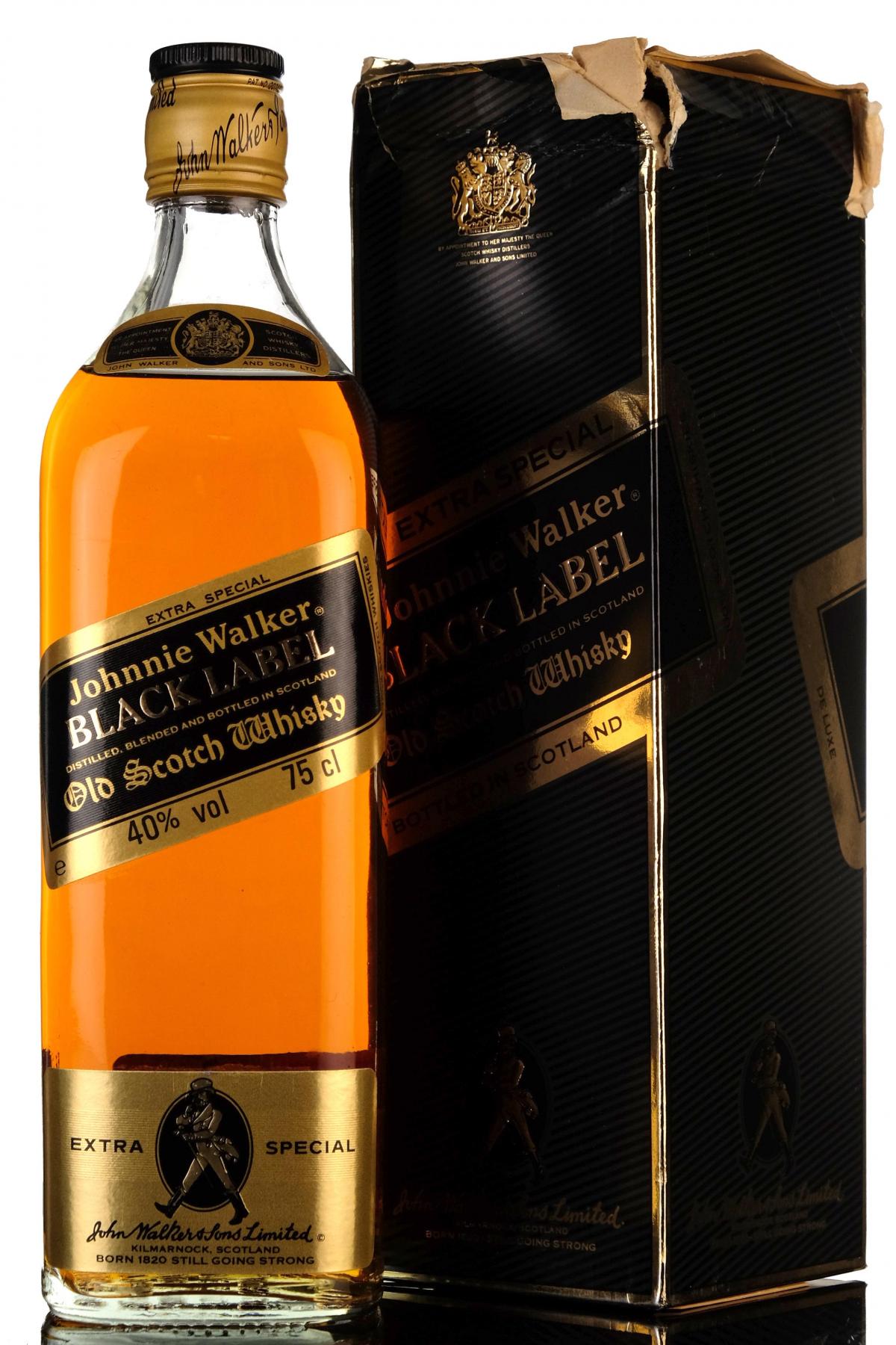 Johnnie Walker Black Label - 1980s