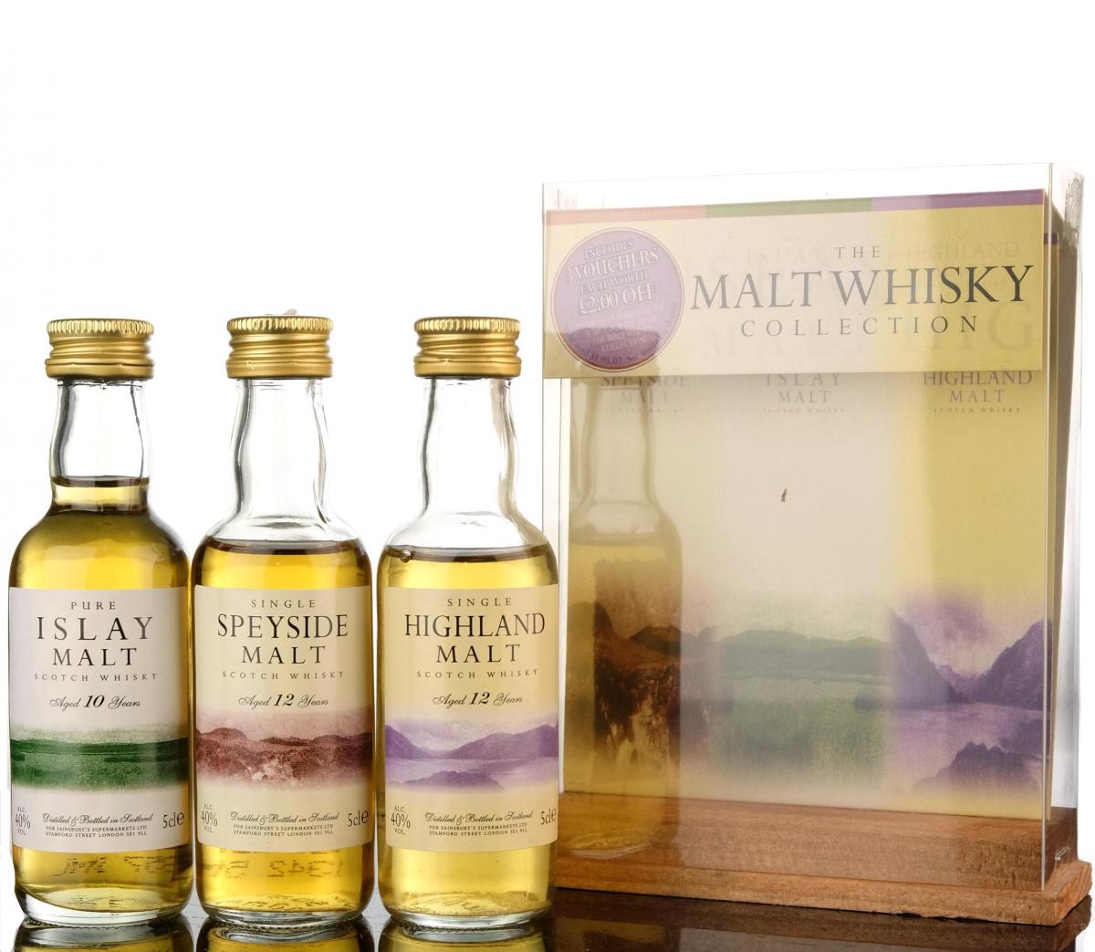 Sainsburys Malt Miniature Set