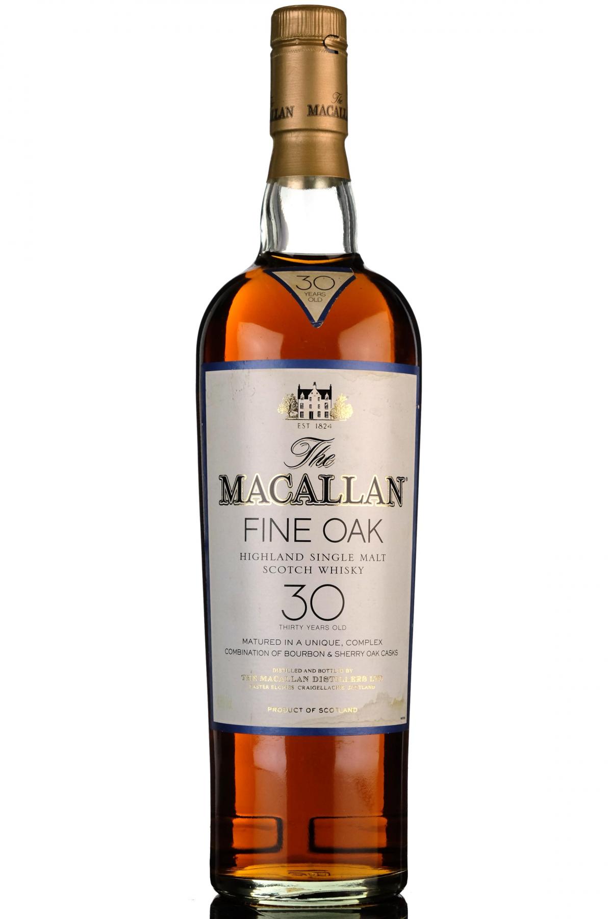 Macallan 30 Year Old - Fine Oak