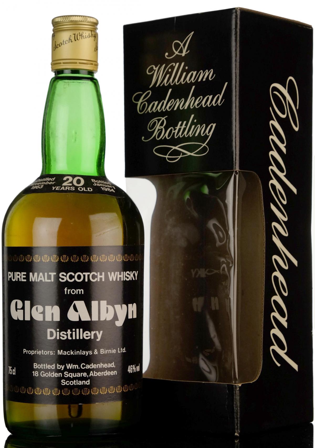 Glen Albyn 1963-1984 - 20 Year Old - Cadenhead Dumpy