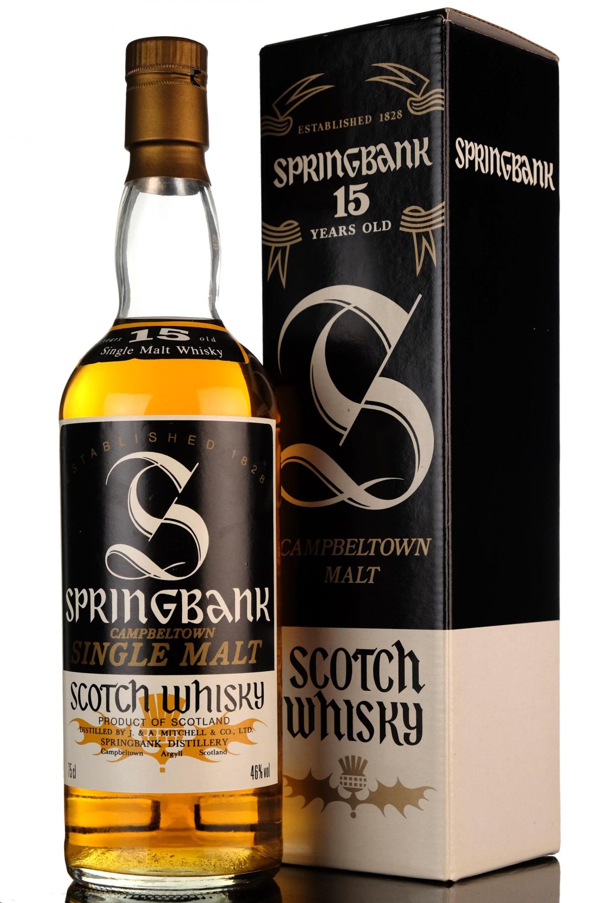 Springbank 15 Year Old - 1980s
