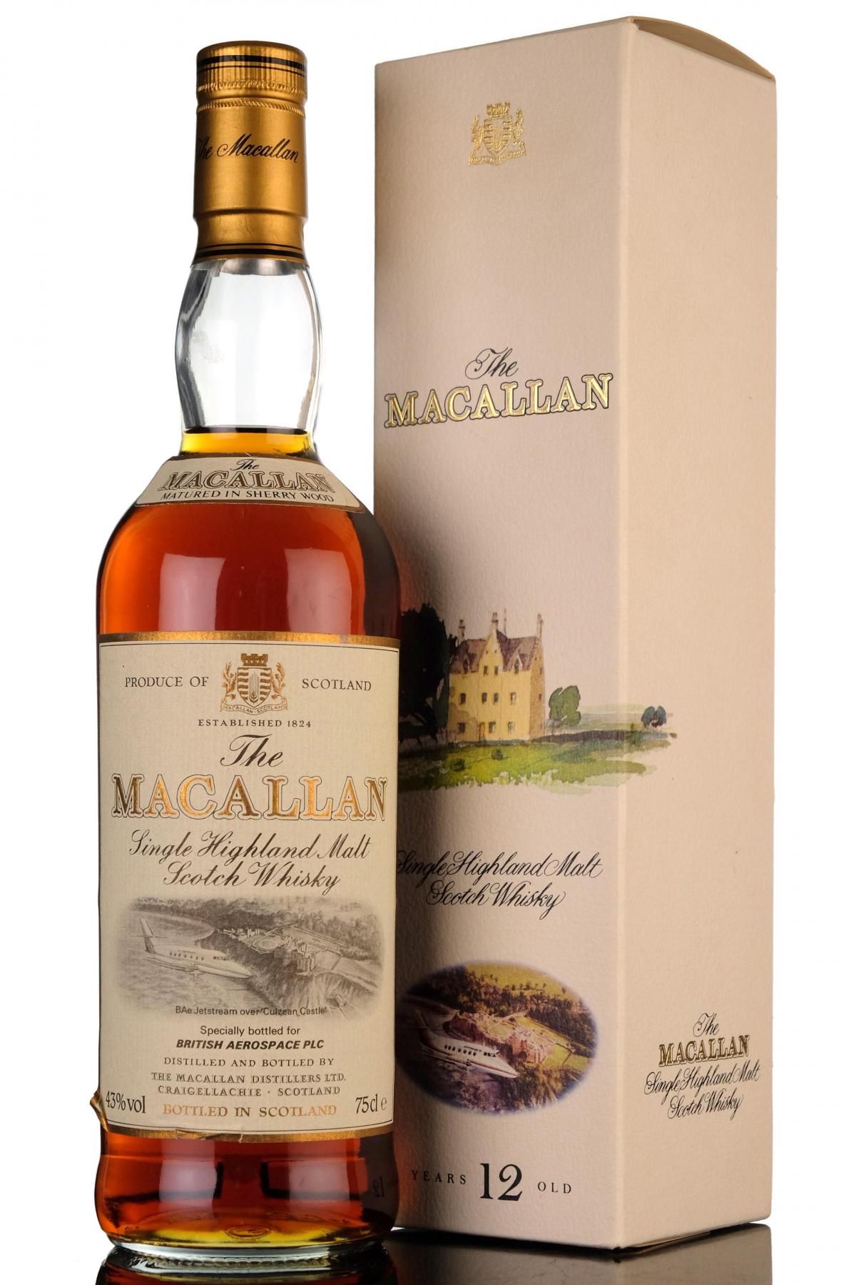 Macallan 12 Year Old - British Aerospace BAe Jetstream Flying Over Culzean Castle