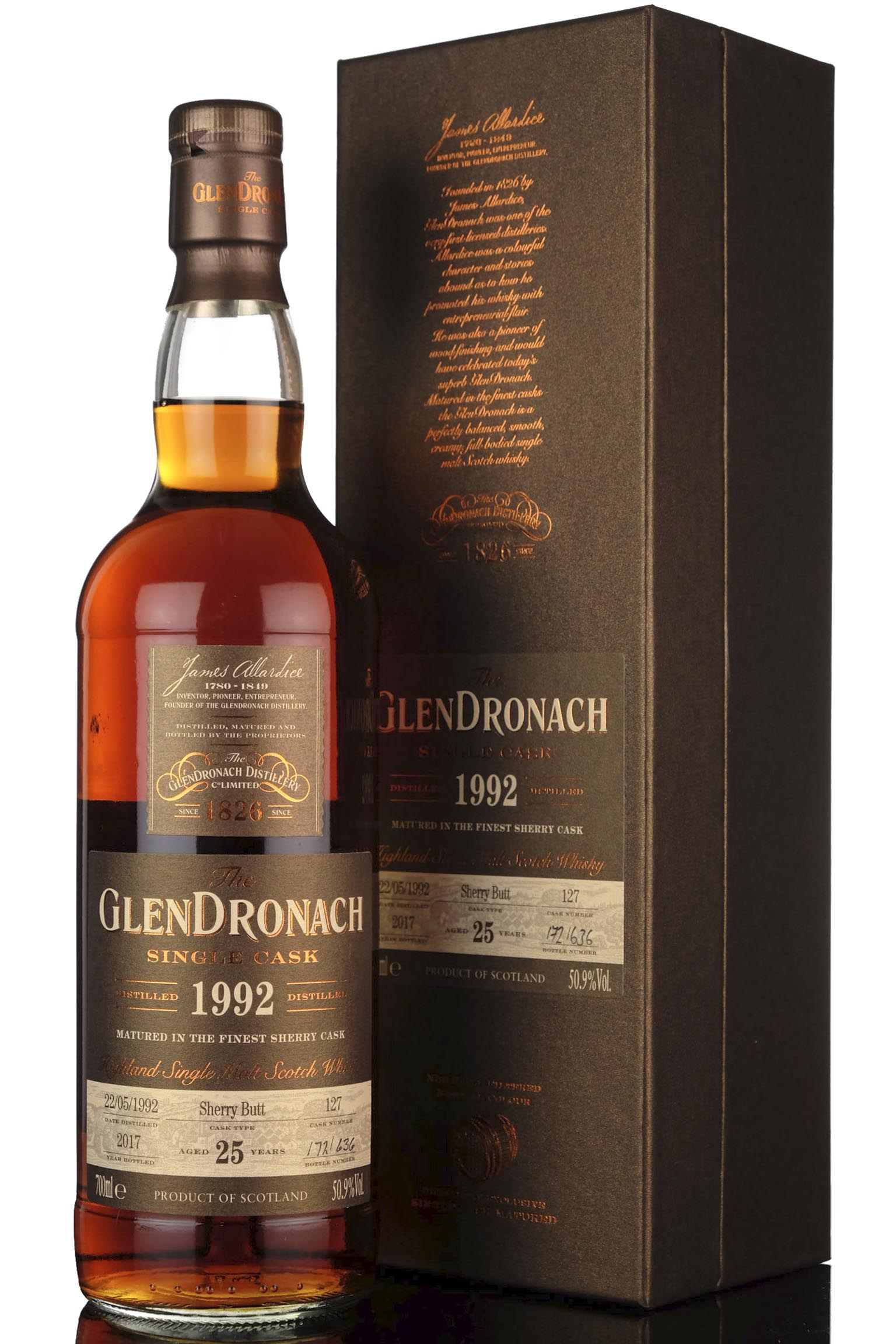Glendronach 1992 - 2017 25 Single Cask 127 Batch 16