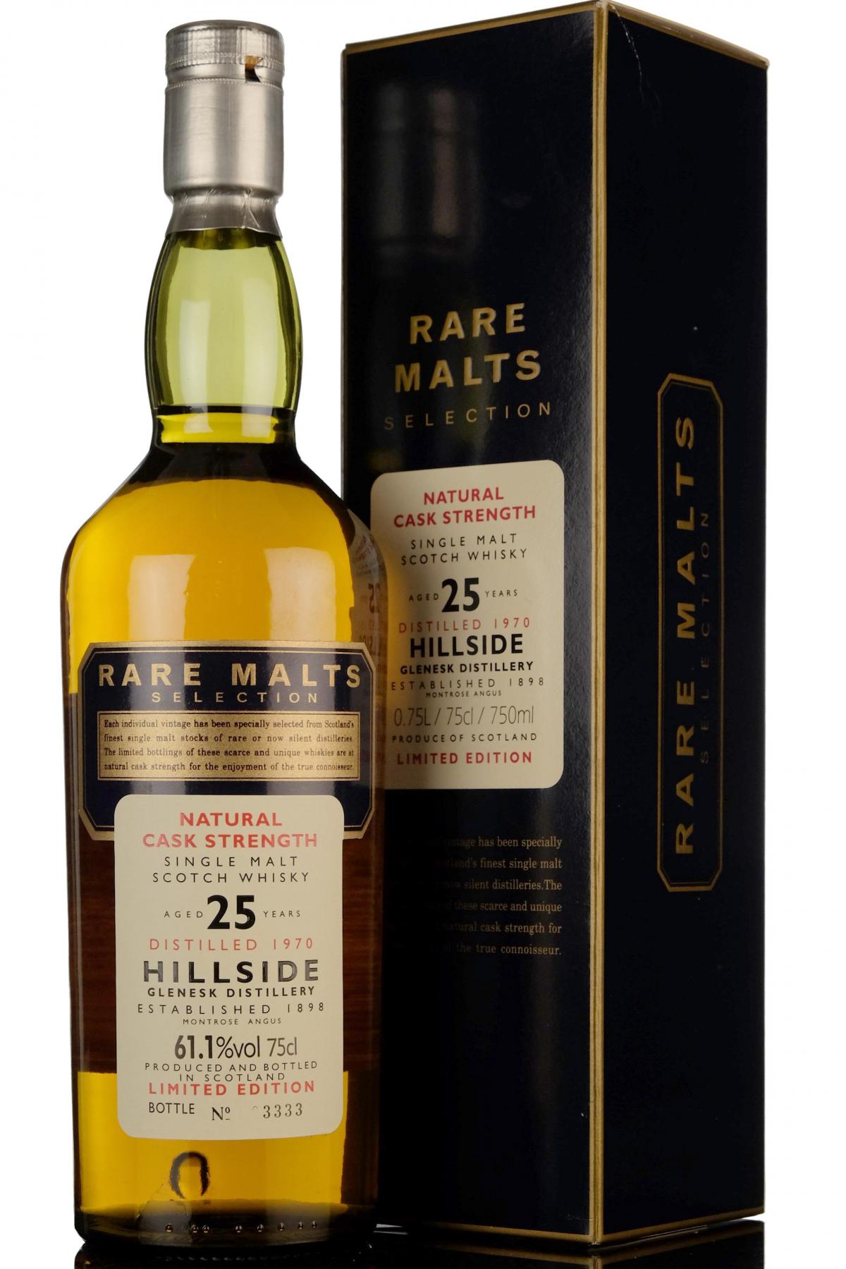 Hillside 1970 - 25 Year Old - Rare Malts 61.1%