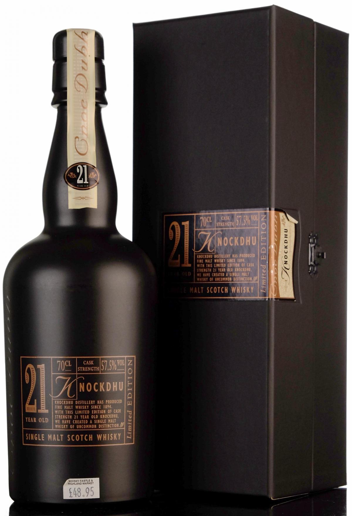 Knockdhu 21 Year Old - Cask Strength