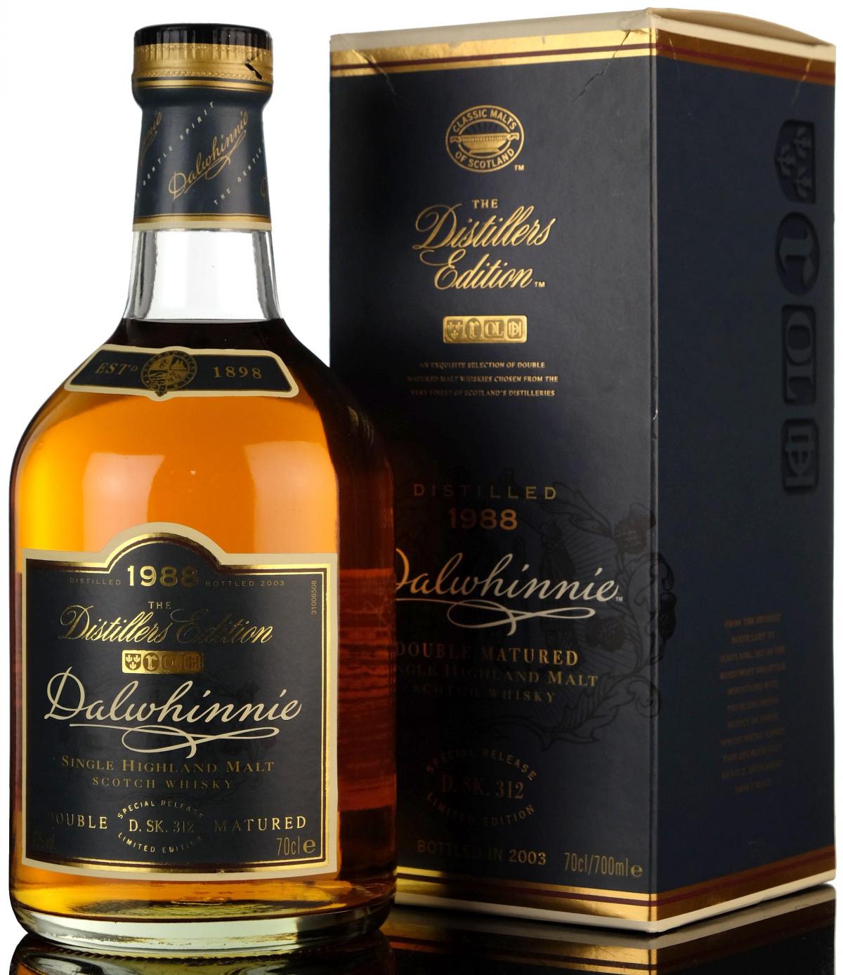 Dalwhinnie 1988-2003 - Distillers Edition