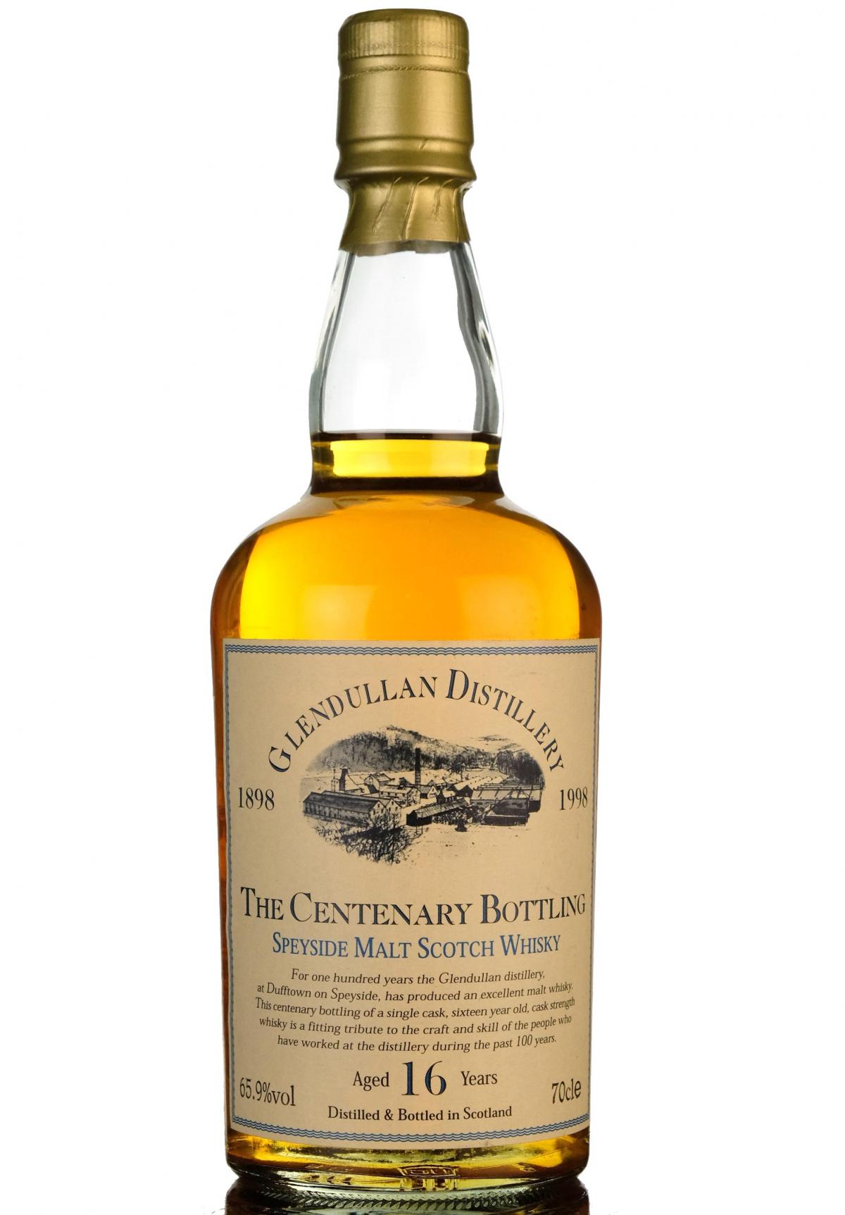 Glendullan 16 Year Old - Centenary Bottling 1898-1998