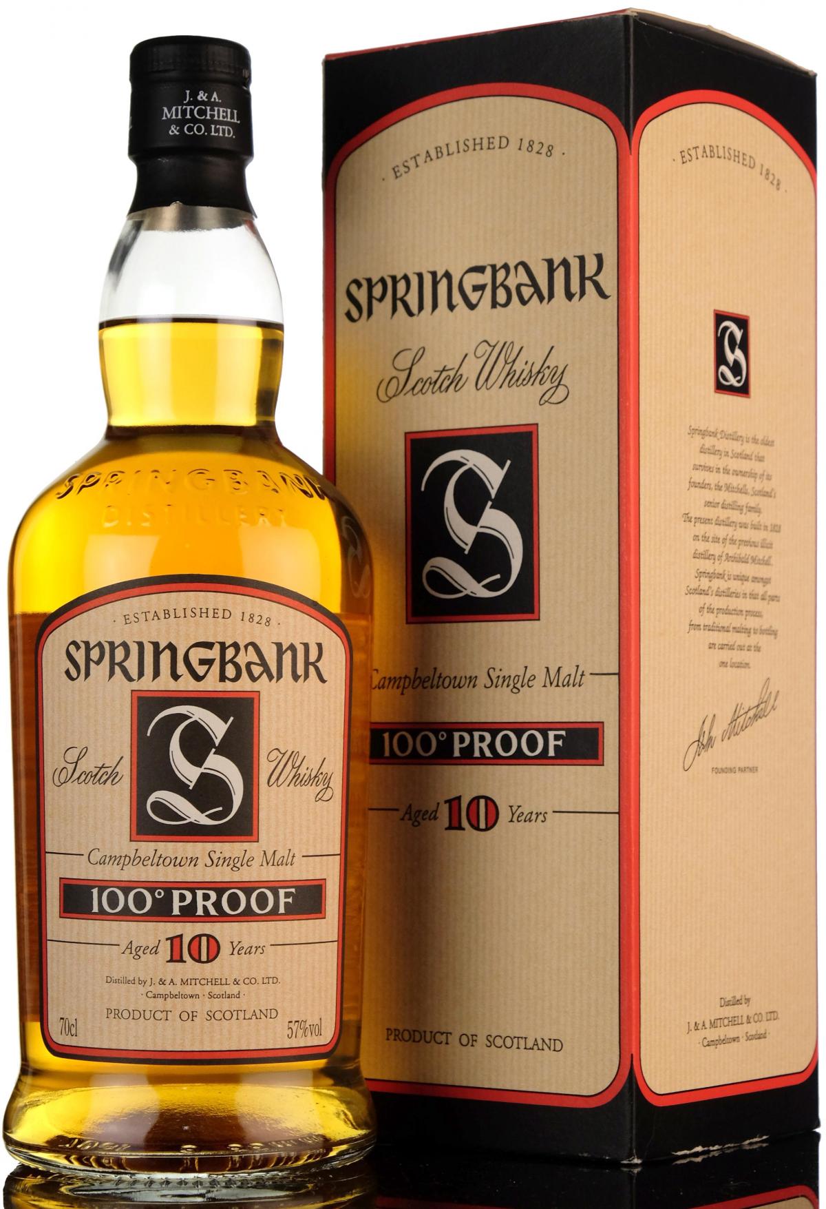 Springbank 10 Year Old - 100 Proof