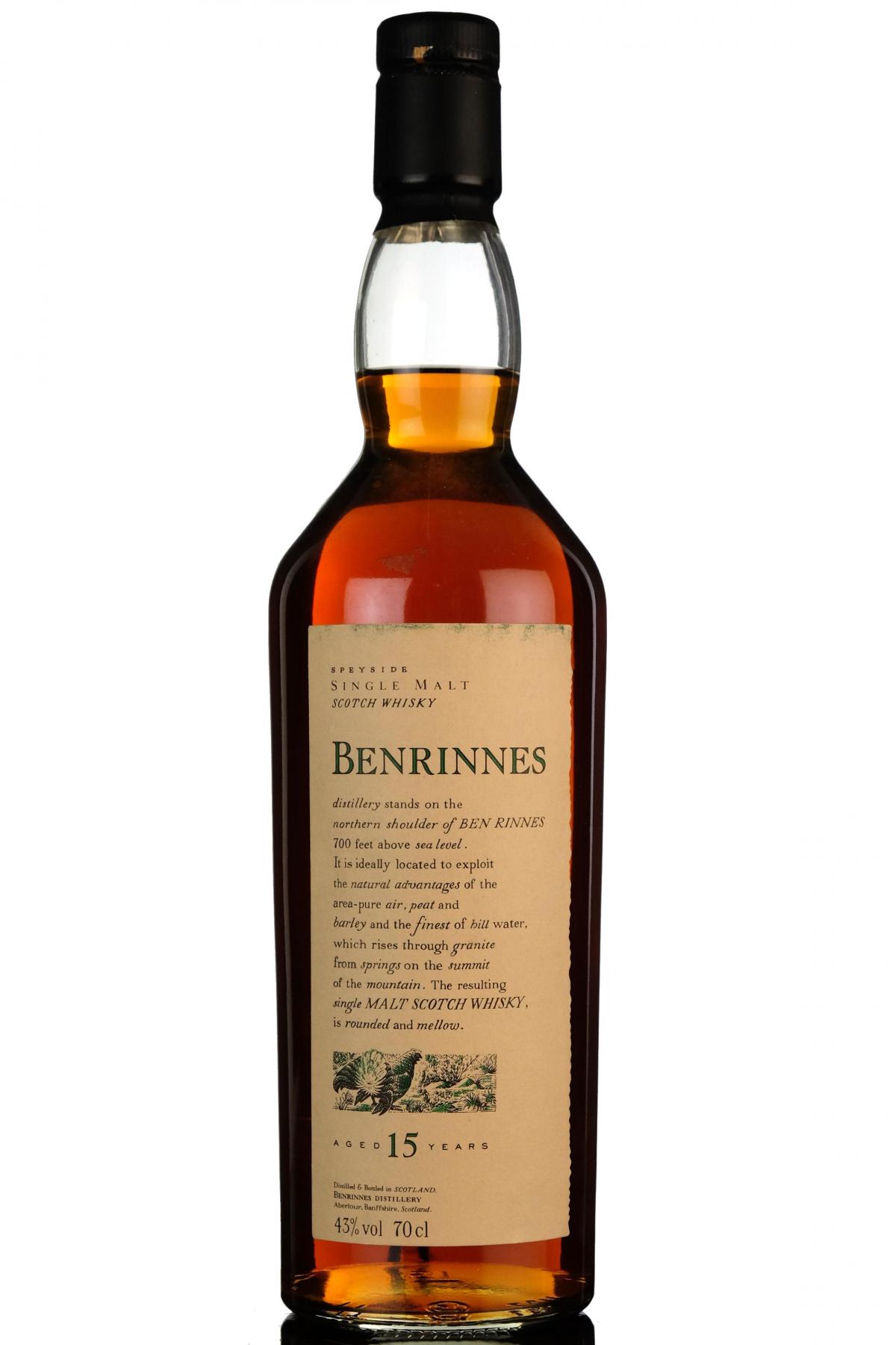 Benrinnes 15 Year Old - Flora & Fauna