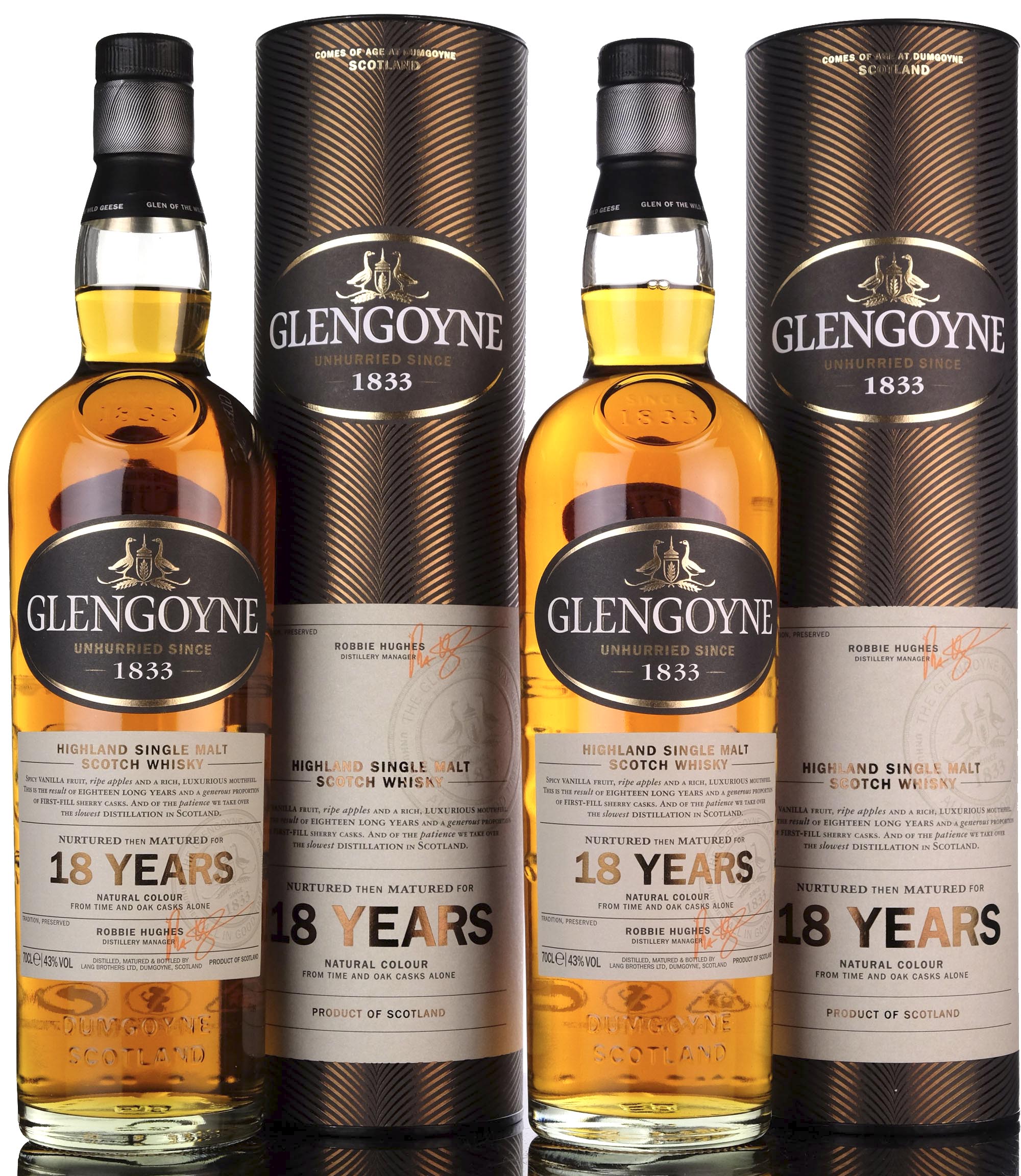2 x Glengoyne 18 Year Old