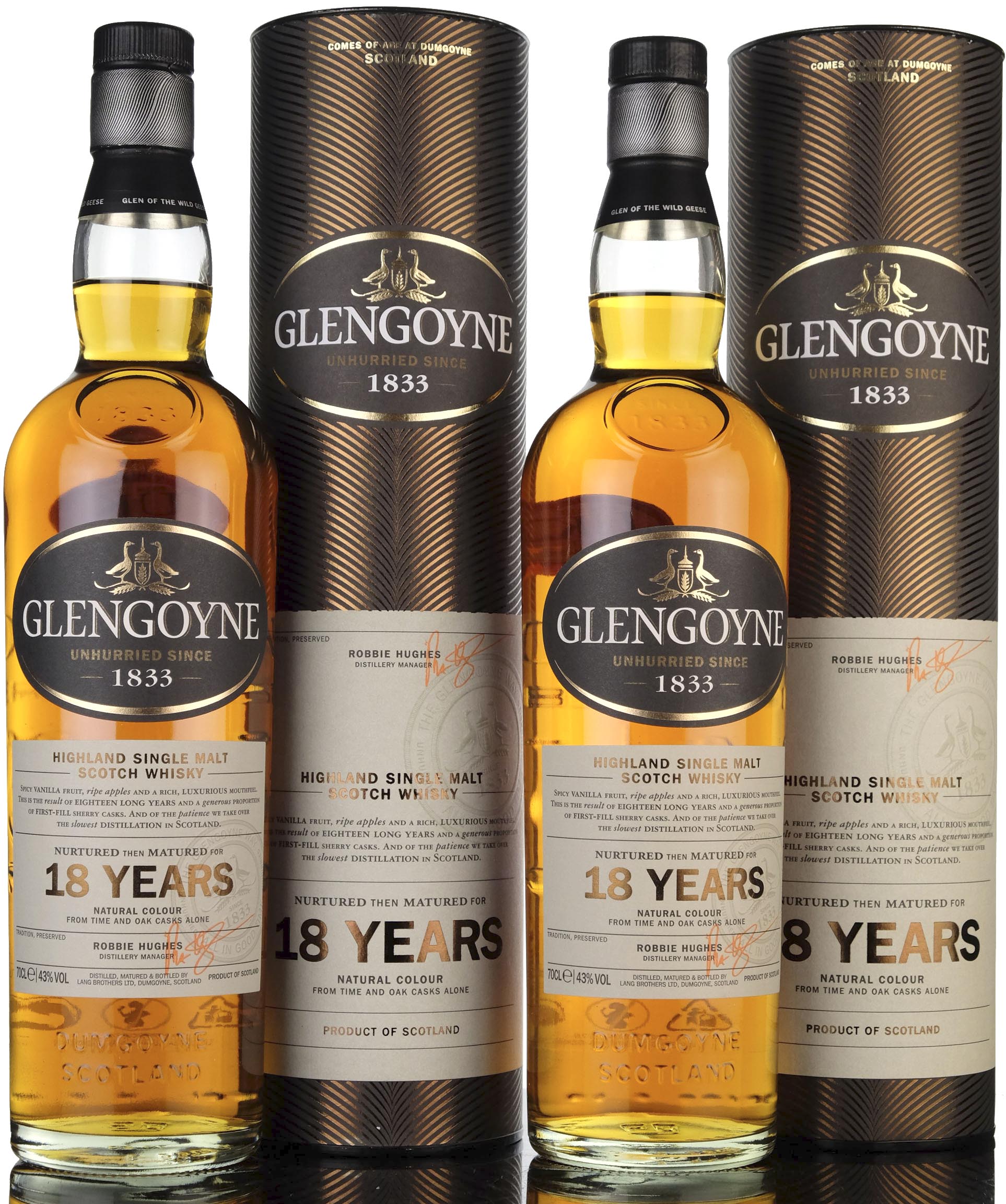 2 x Glengoyne 18 Year Old