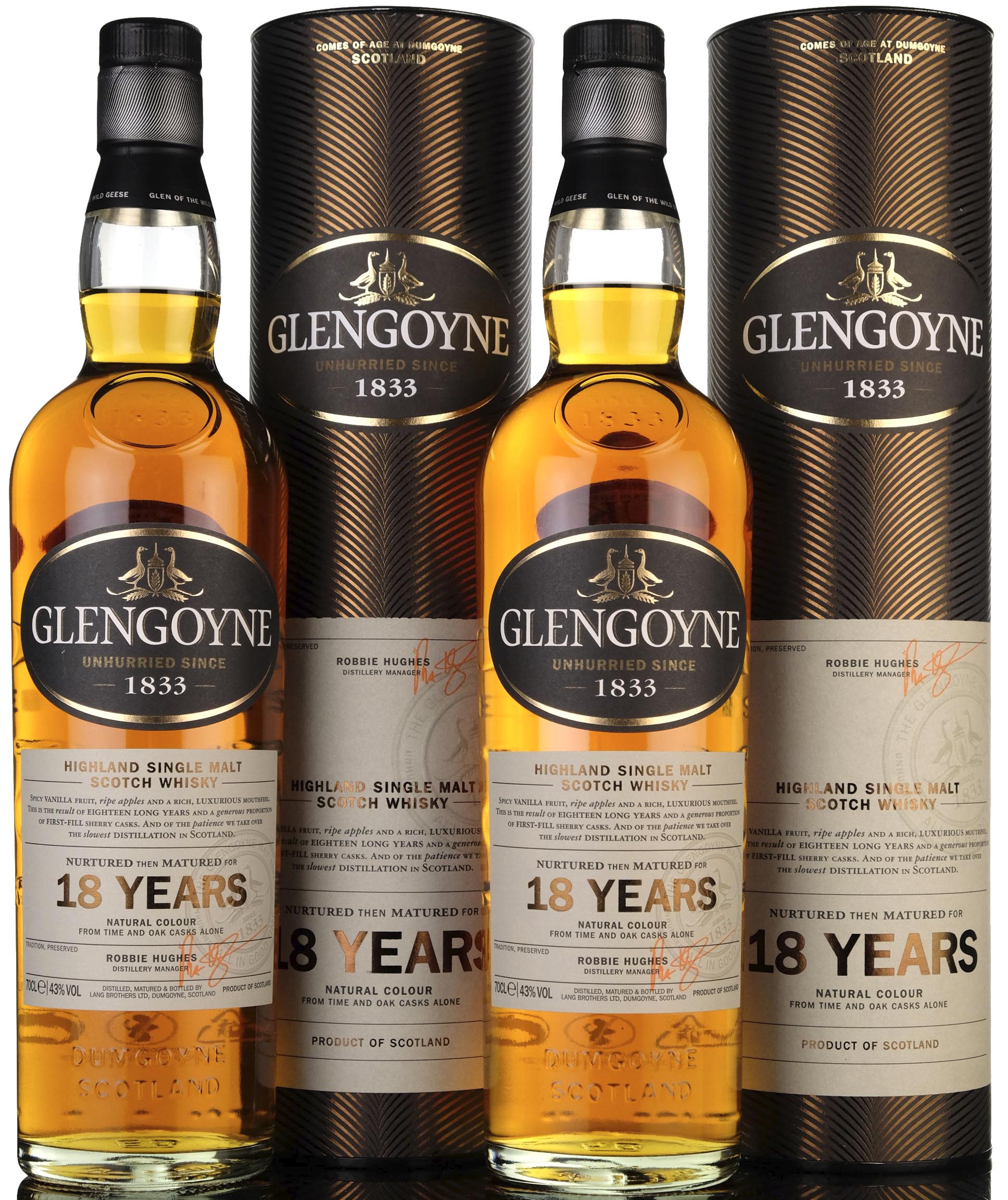 2 x Glengoyne 18 Year Old
