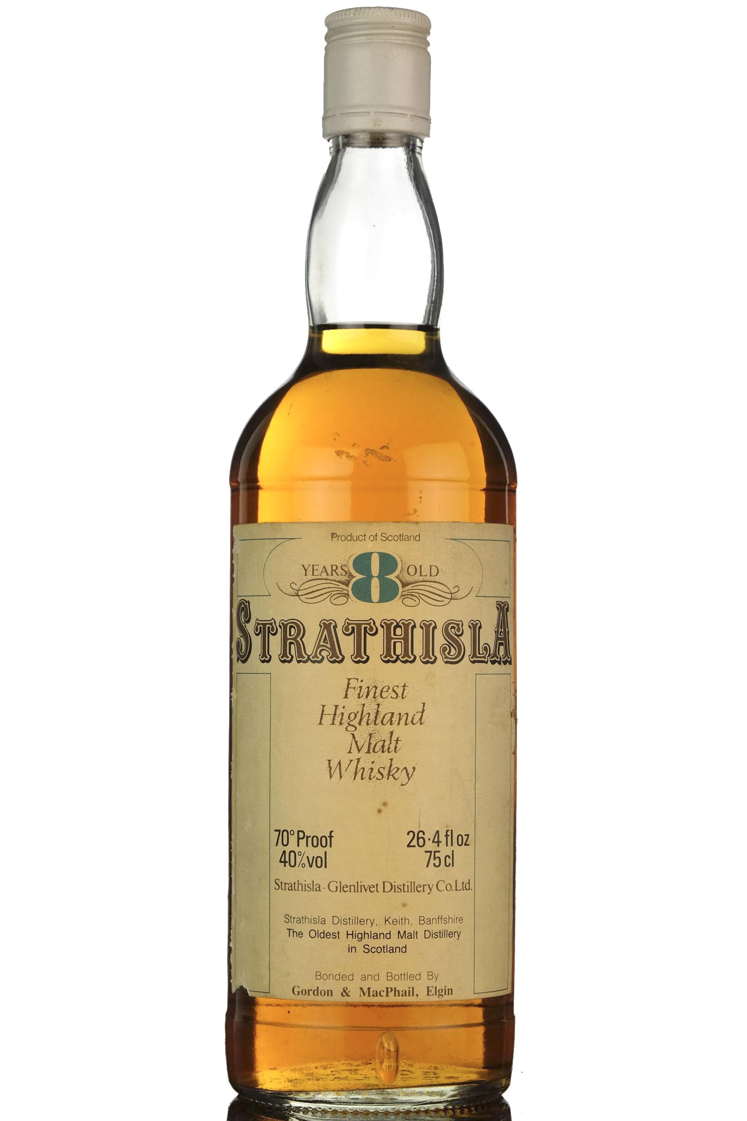 Strathisla 8 Year Old - Gordon & MacPhail - Late 1970s
