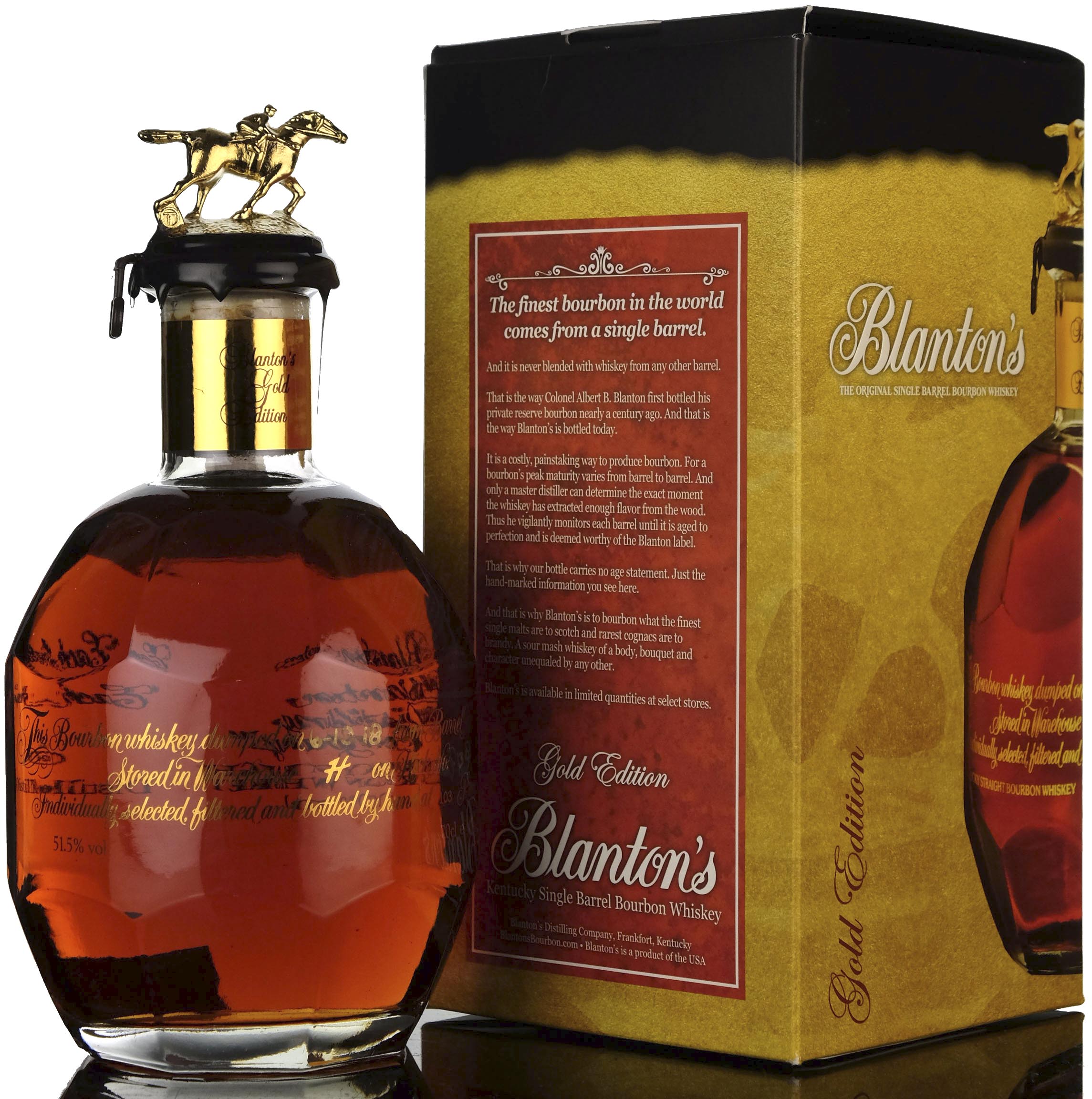 Blantons Gold Edition Barrel 509 Kentucky Straight Bourbon Whiskey