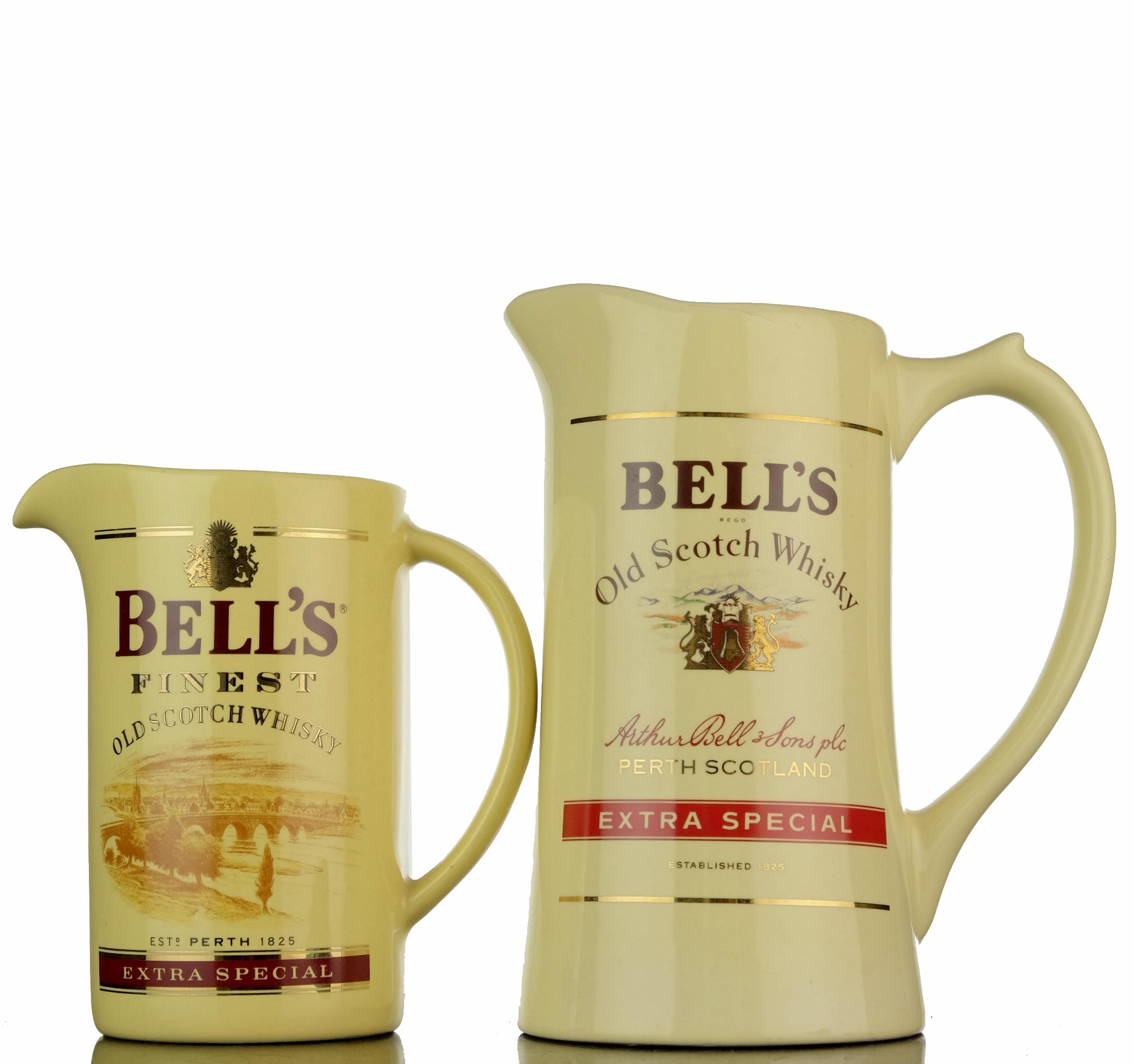 2 x Bells Water Jugs