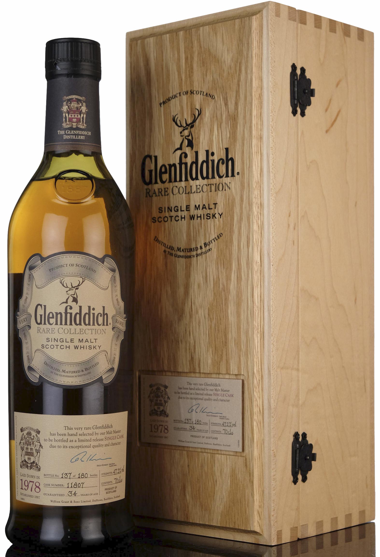 Glenfiddich 1978 - 34 Year Old - Vintage Reserve - Single Cask 11807