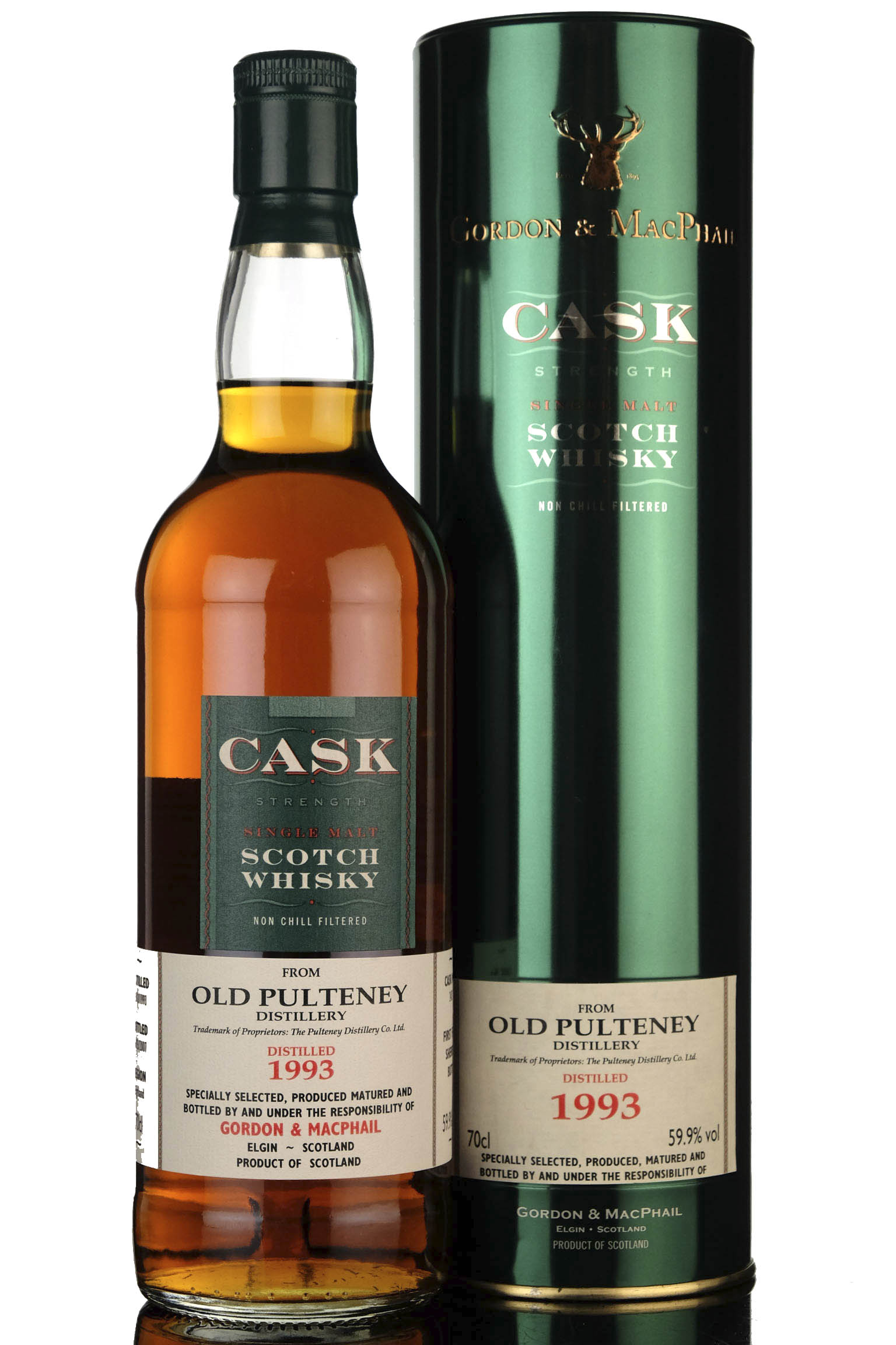 Old Pulteney 1993-2007 - Gordon & MacPhail - CASK