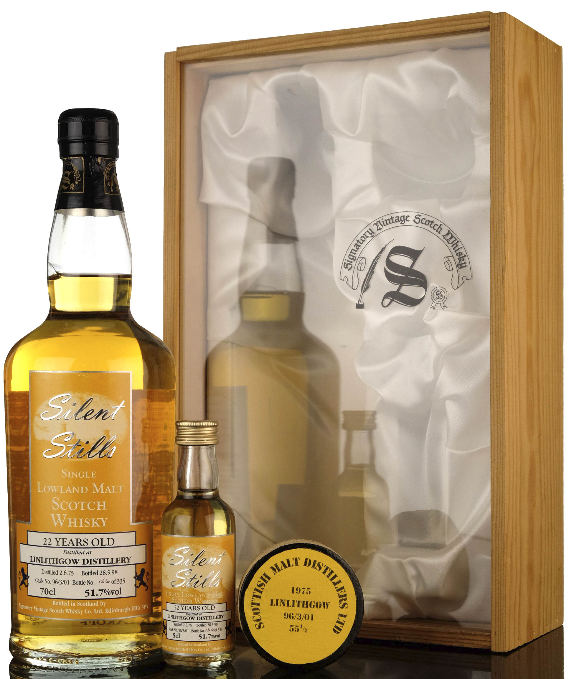 Linlithgow 1975-1998 - 22 Year Old - Signatory Silent Stills & Miniature