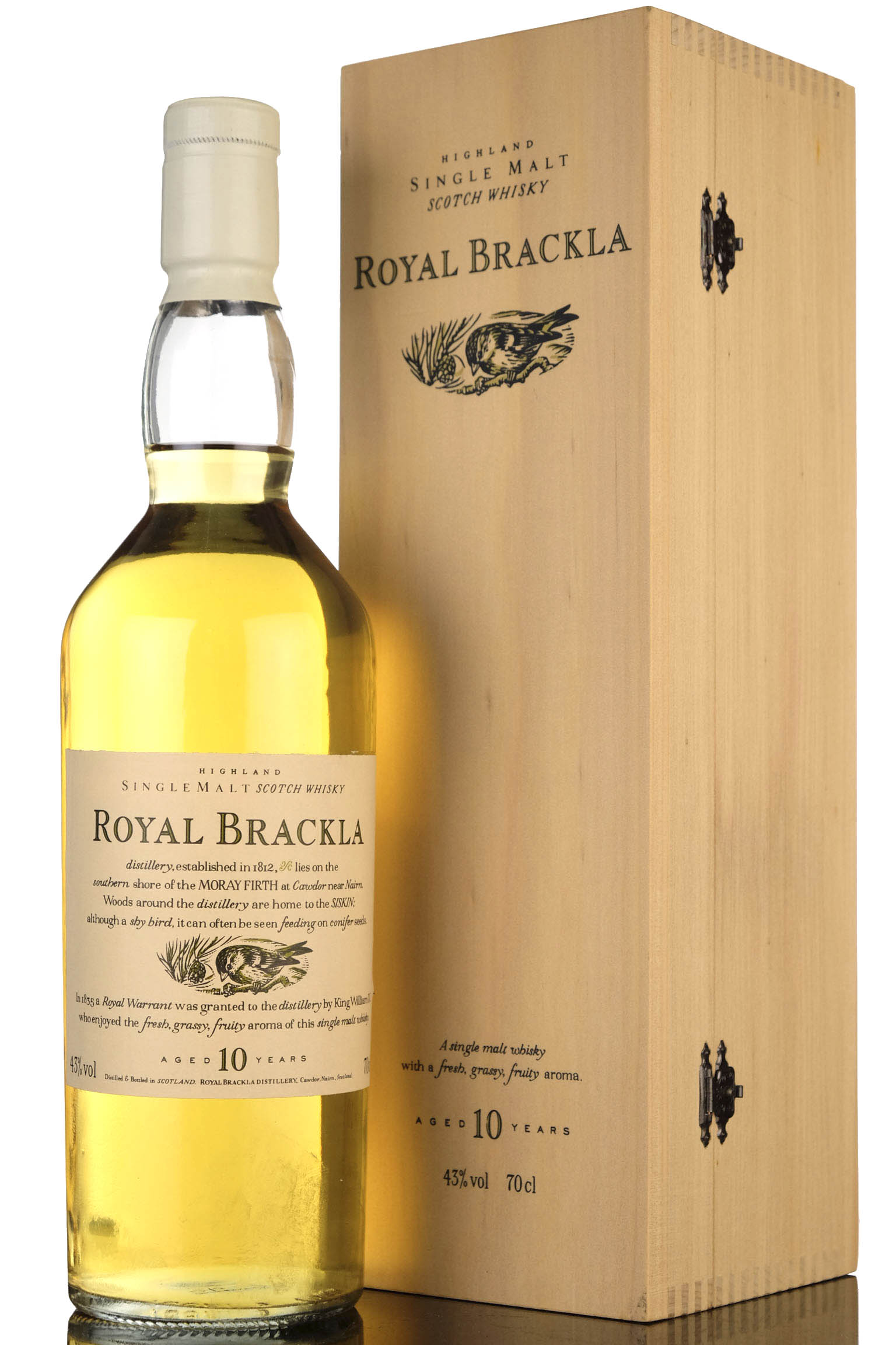 Royal Brackla 10 Year Old - Flora & Fauna - White Capsule