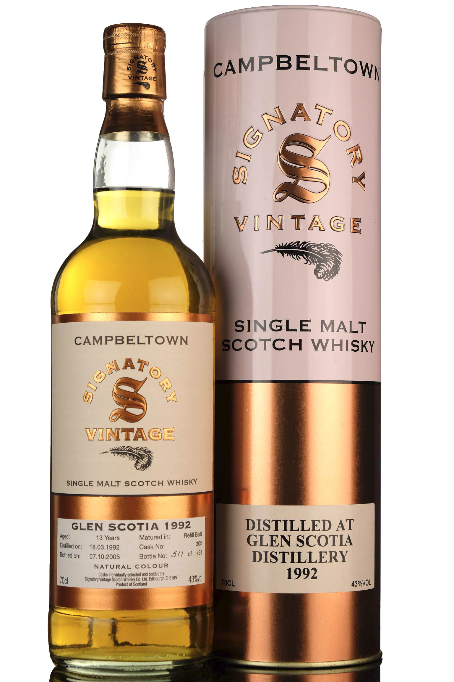 Glen Scotia 1992 - 2005 13 Signatory Vintage