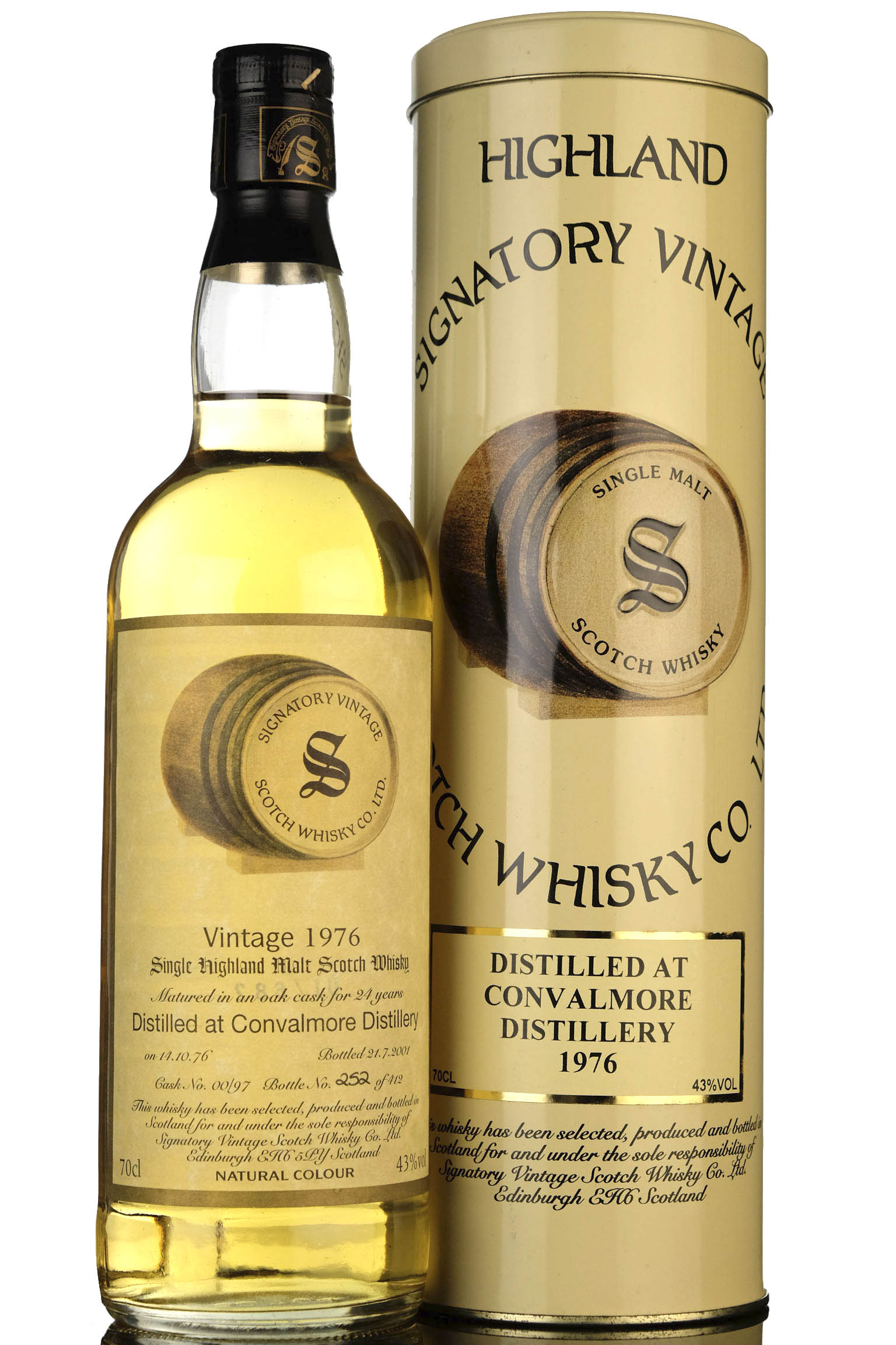 Convalmore 1976 - 2001 24 Signatory Vintage
