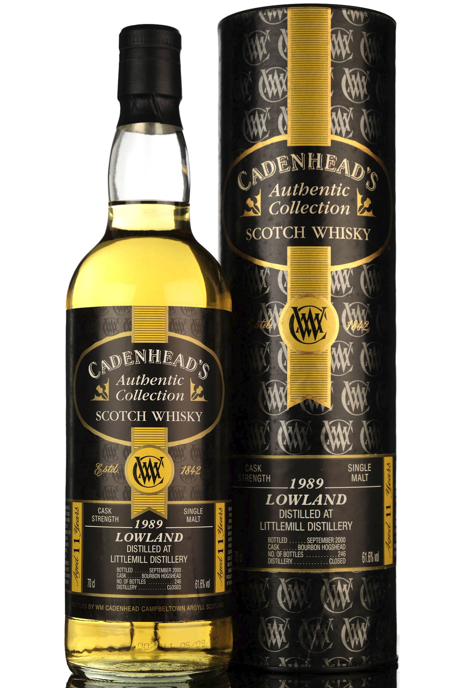 Littlemill 1989-2000 - 11 Year Old - Cadenheads Authentic Collection
