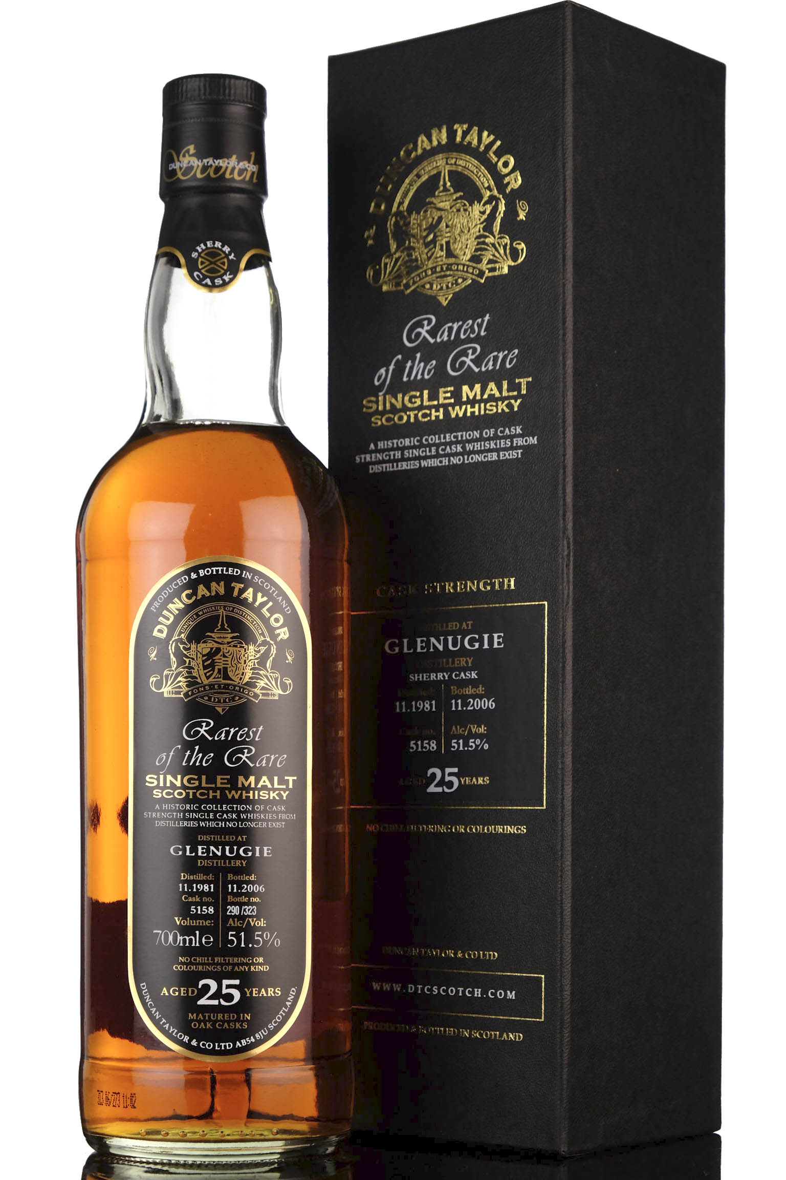 Glenugie 1981-2006 - 25 Year Old - Duncan Taylor - Rarest Of The Rare