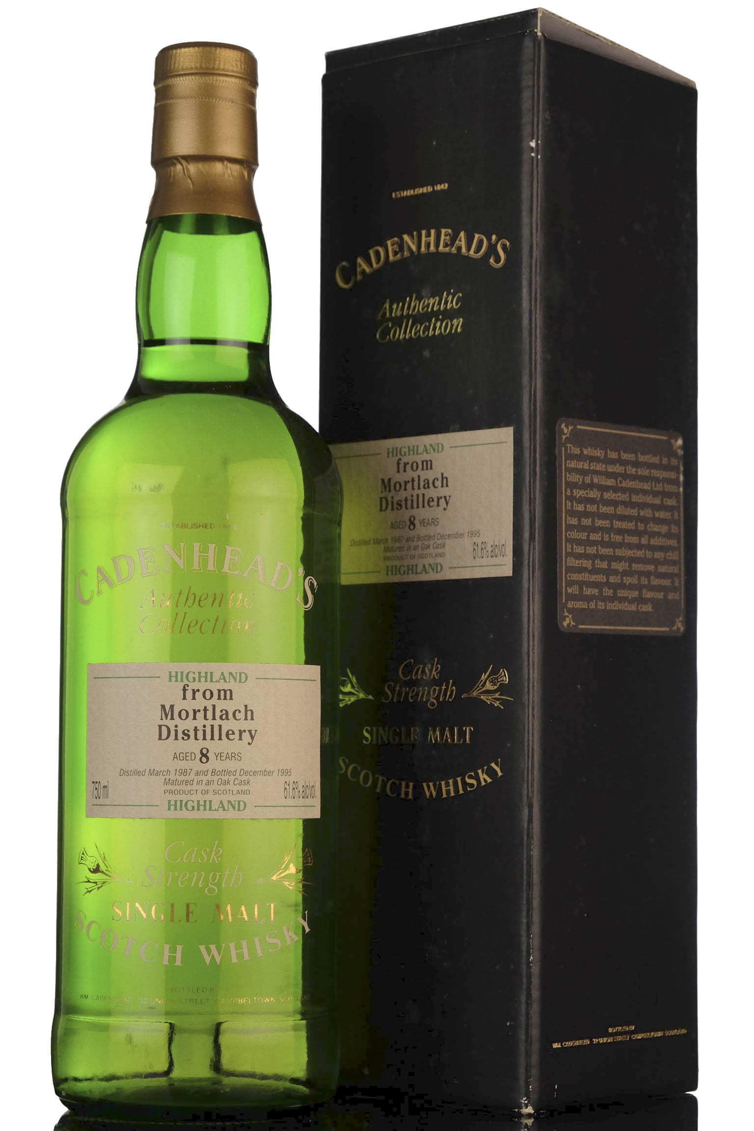 Mortlach 1987-1995 - 8 Year Old - Cadenheads Authentic Collection