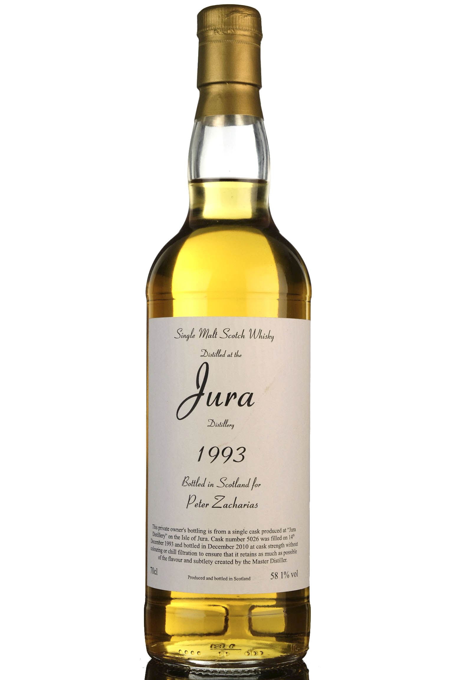Jura 1993-2010 - Single Cask 5026 - Peter Zacharias Private Bottling