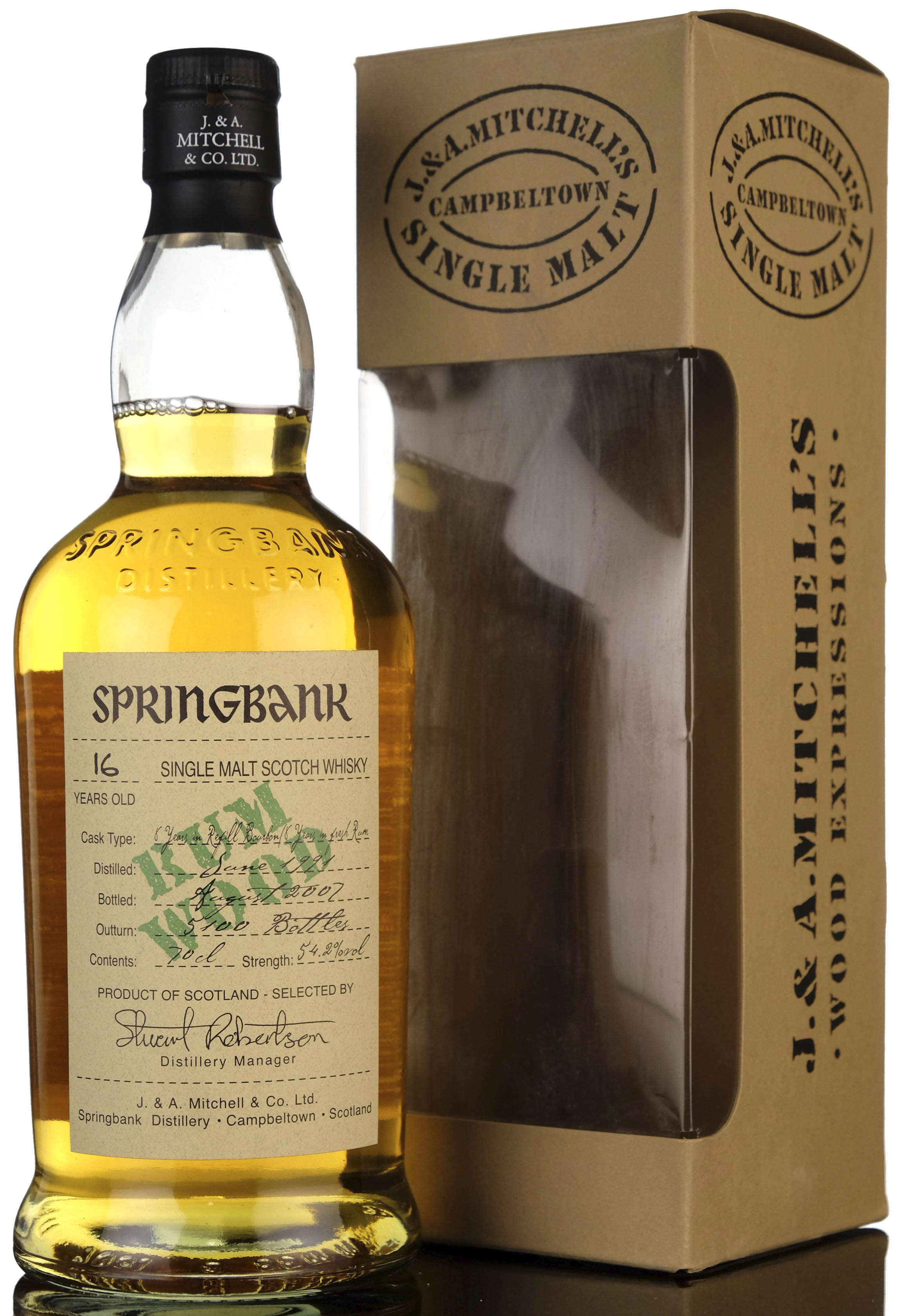 Springbank 1991 - 2007 Rum Wood