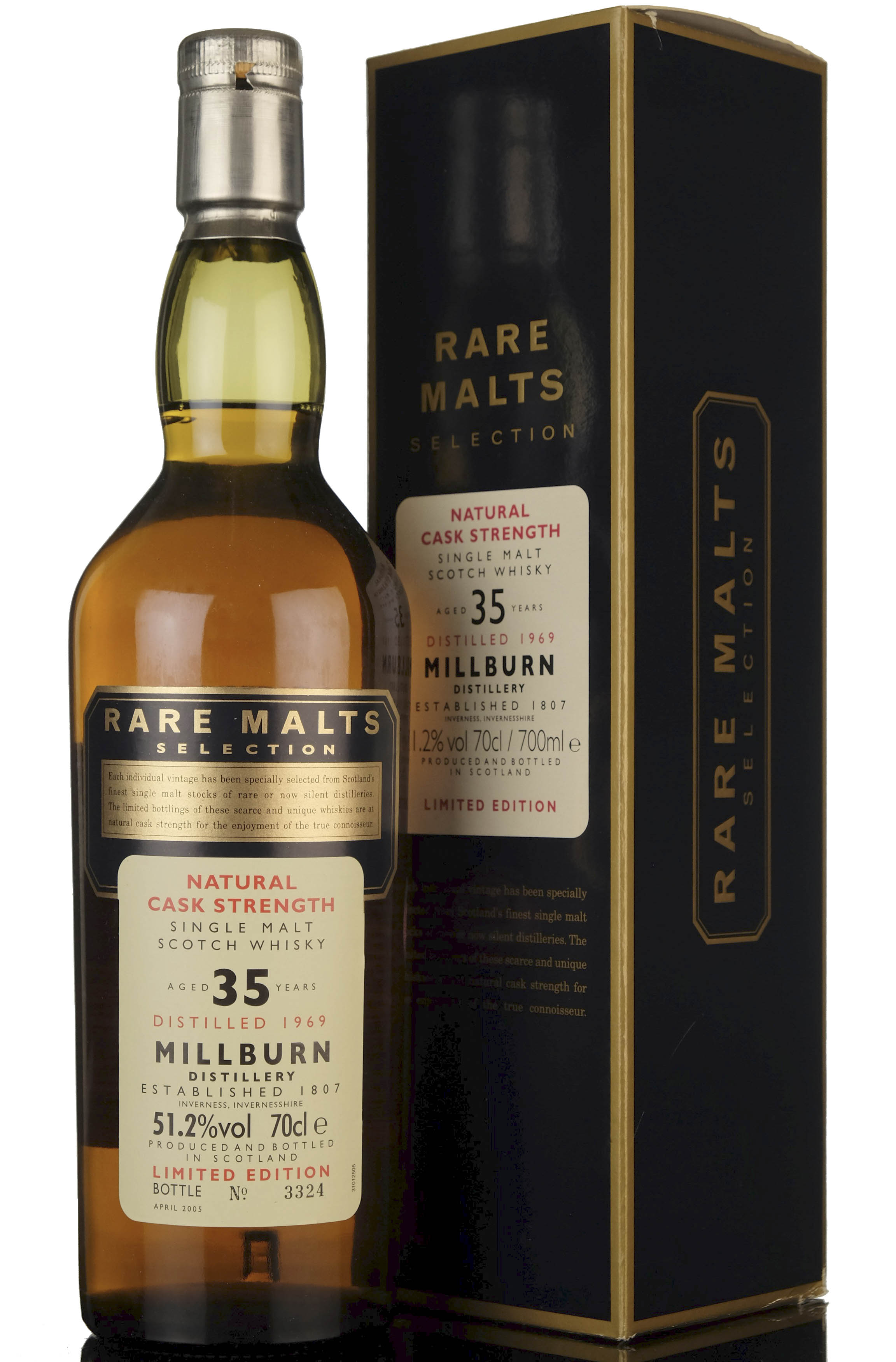 Millburn 1969-2005 - 35 Year Old - Rare Malts 51.2%