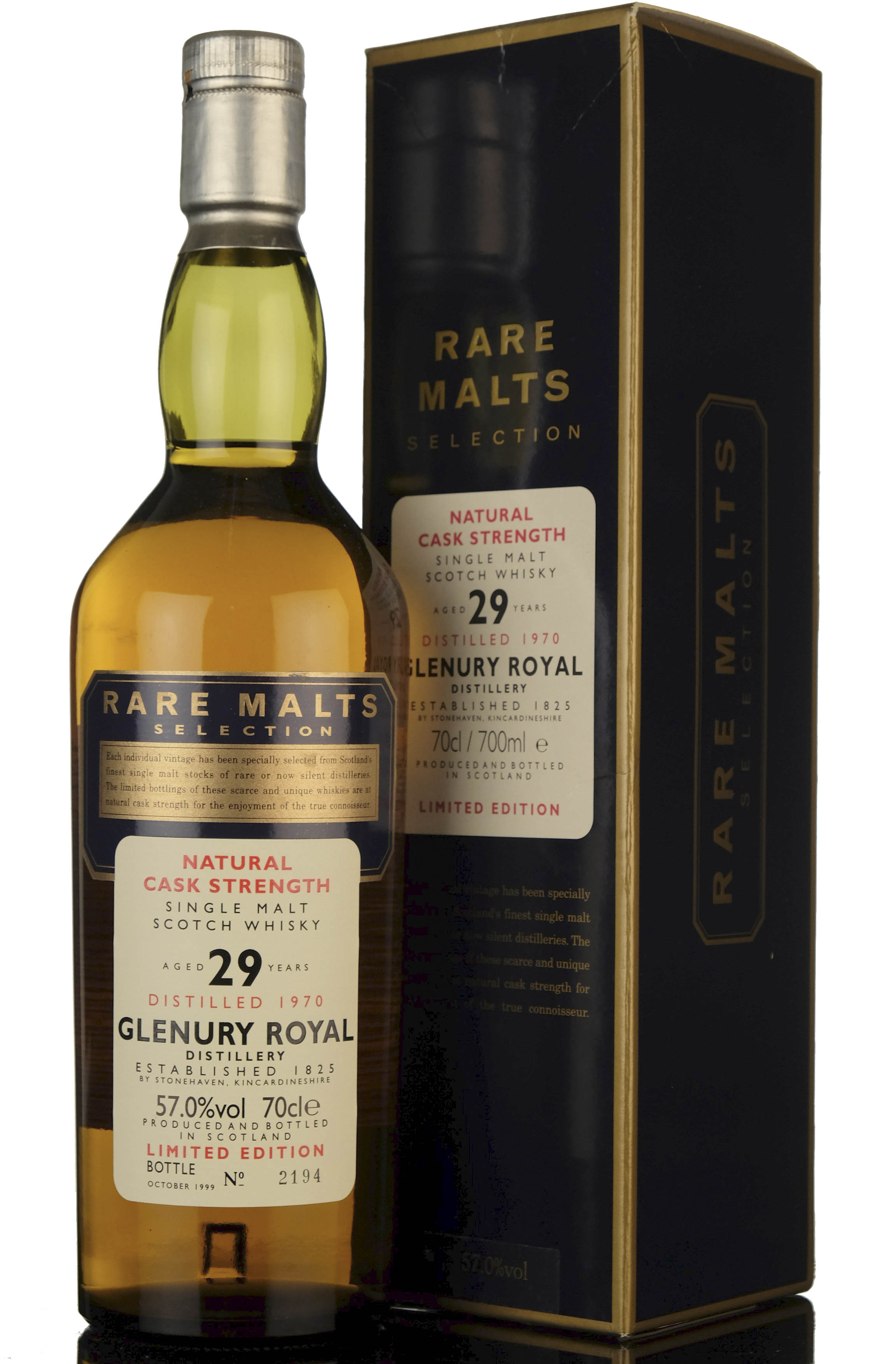 Glenury Royal 1970-1999 - 29 Year Old - Rare Malts 57.0%