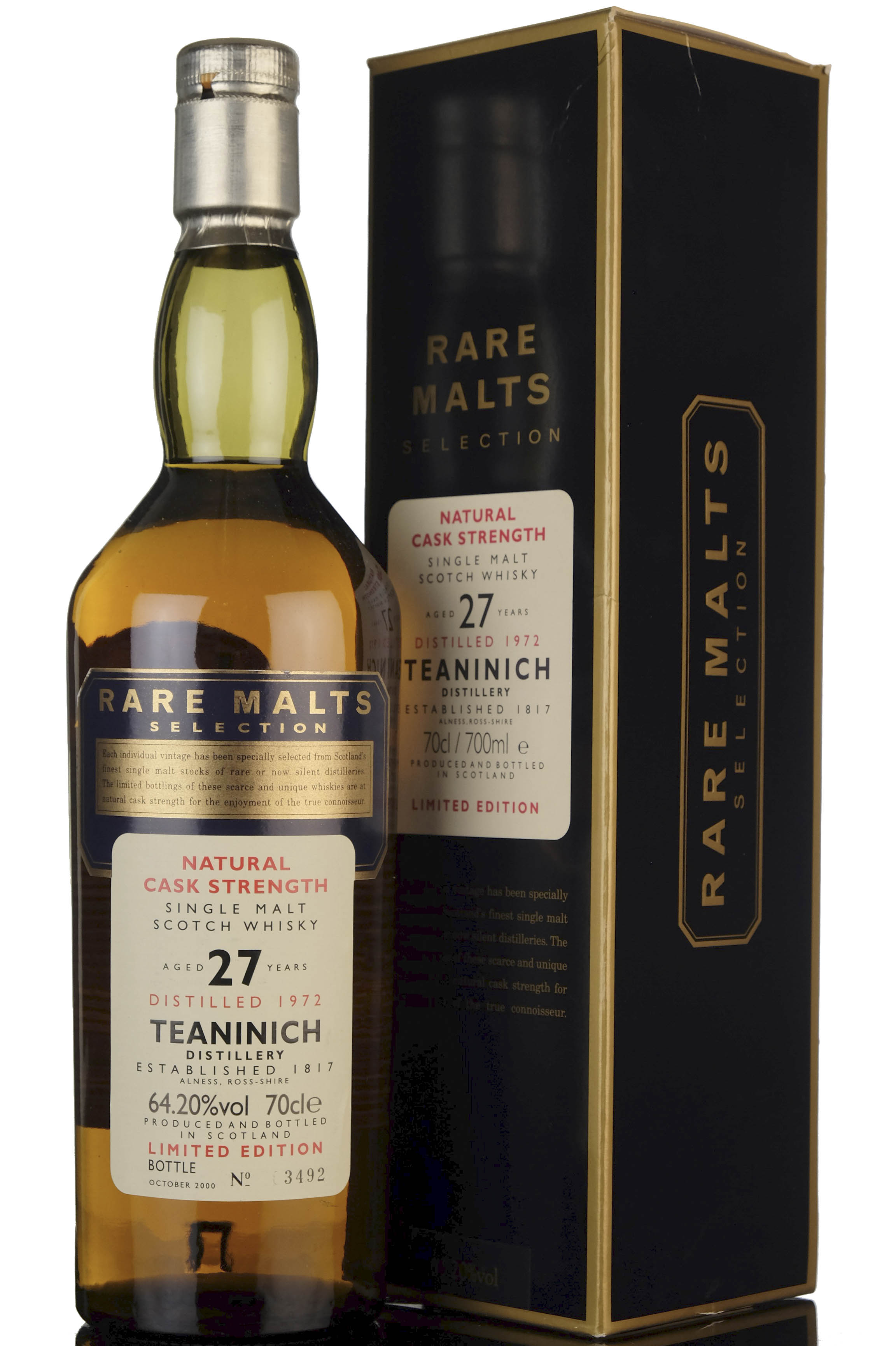 Teaninich 19722000  27 Year Old  Rare Malts 6420