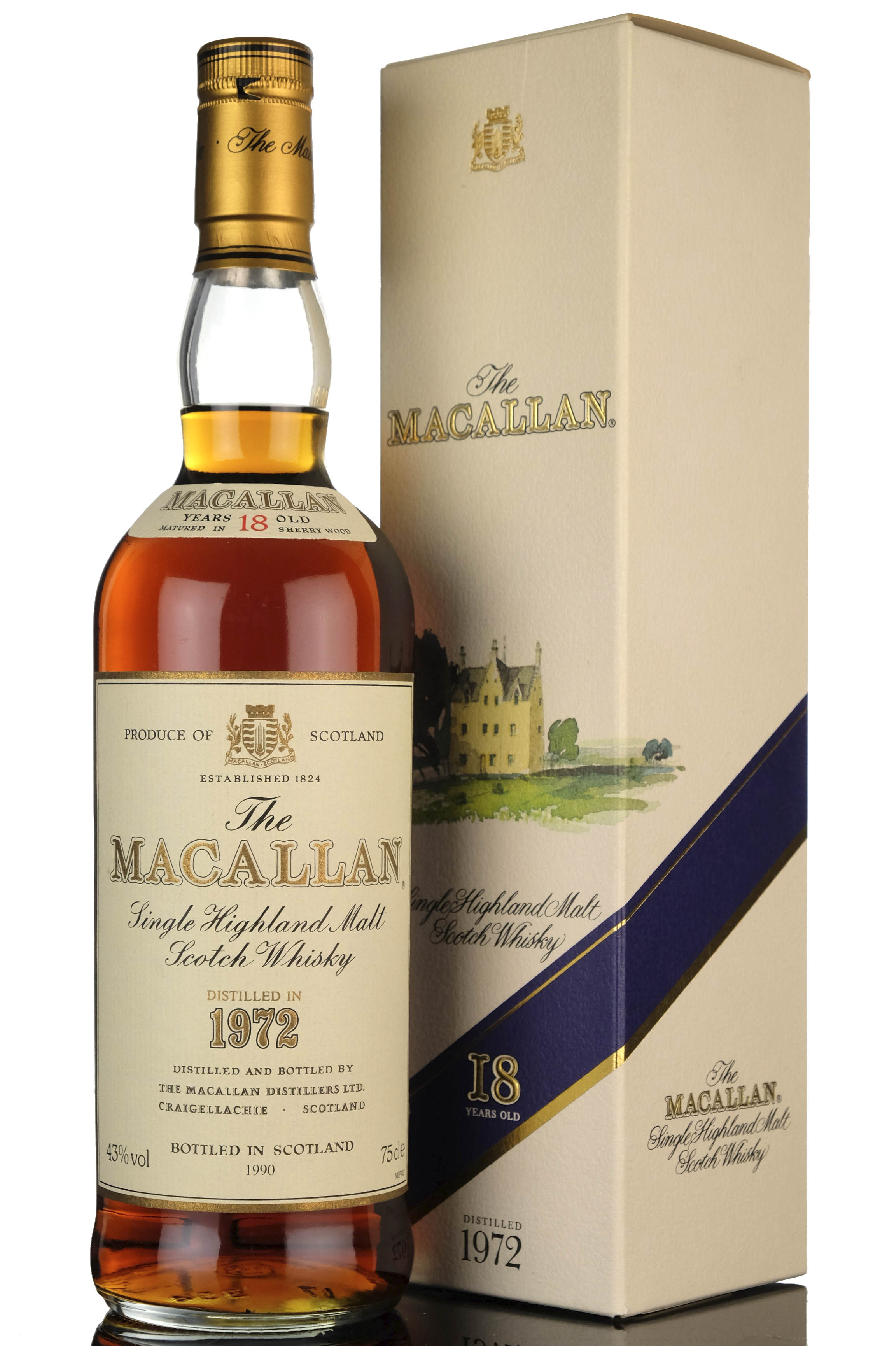 Macallan 1972-1990 - 18 Year Old