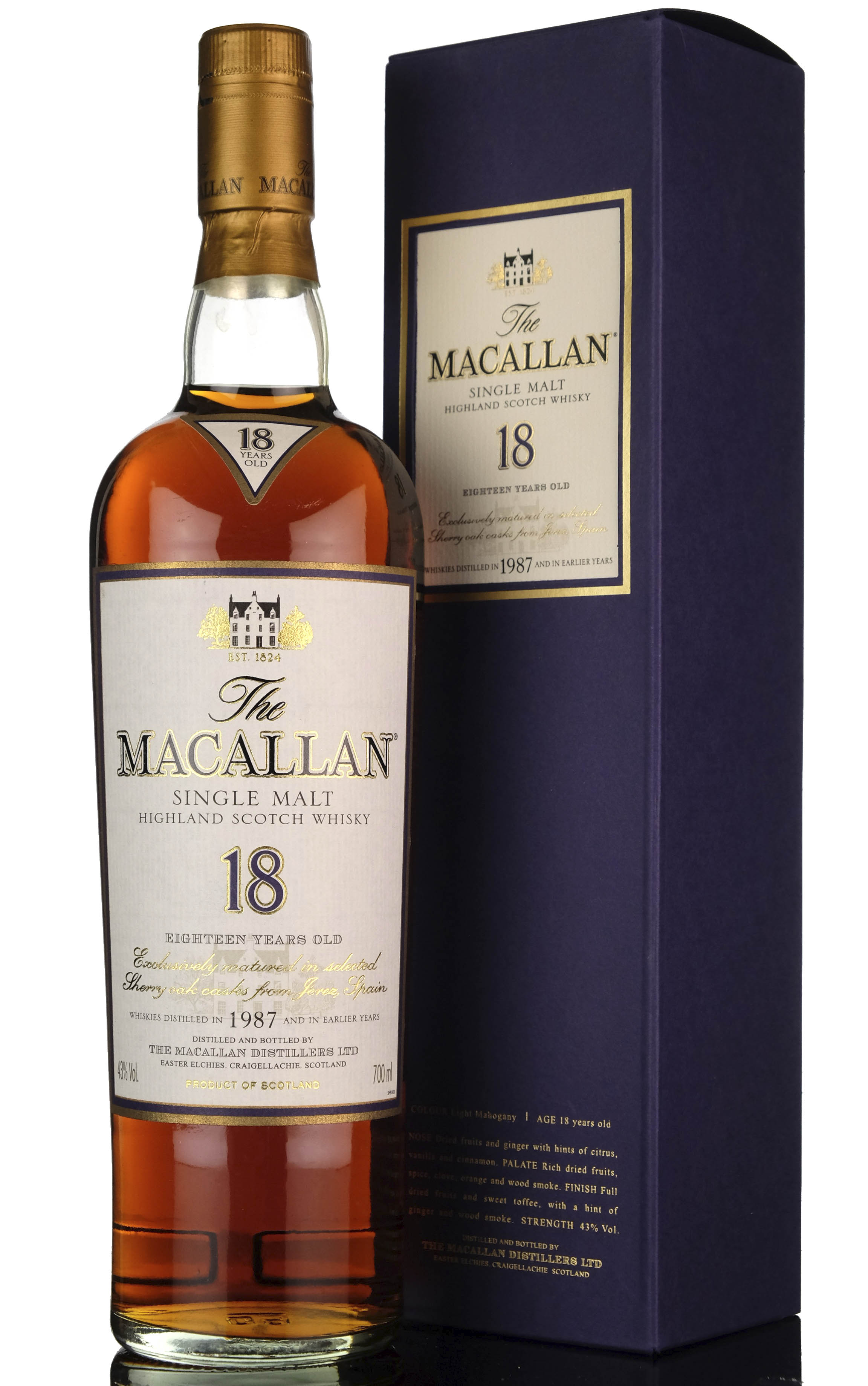 Macallan 1987 - 18 Year Old
