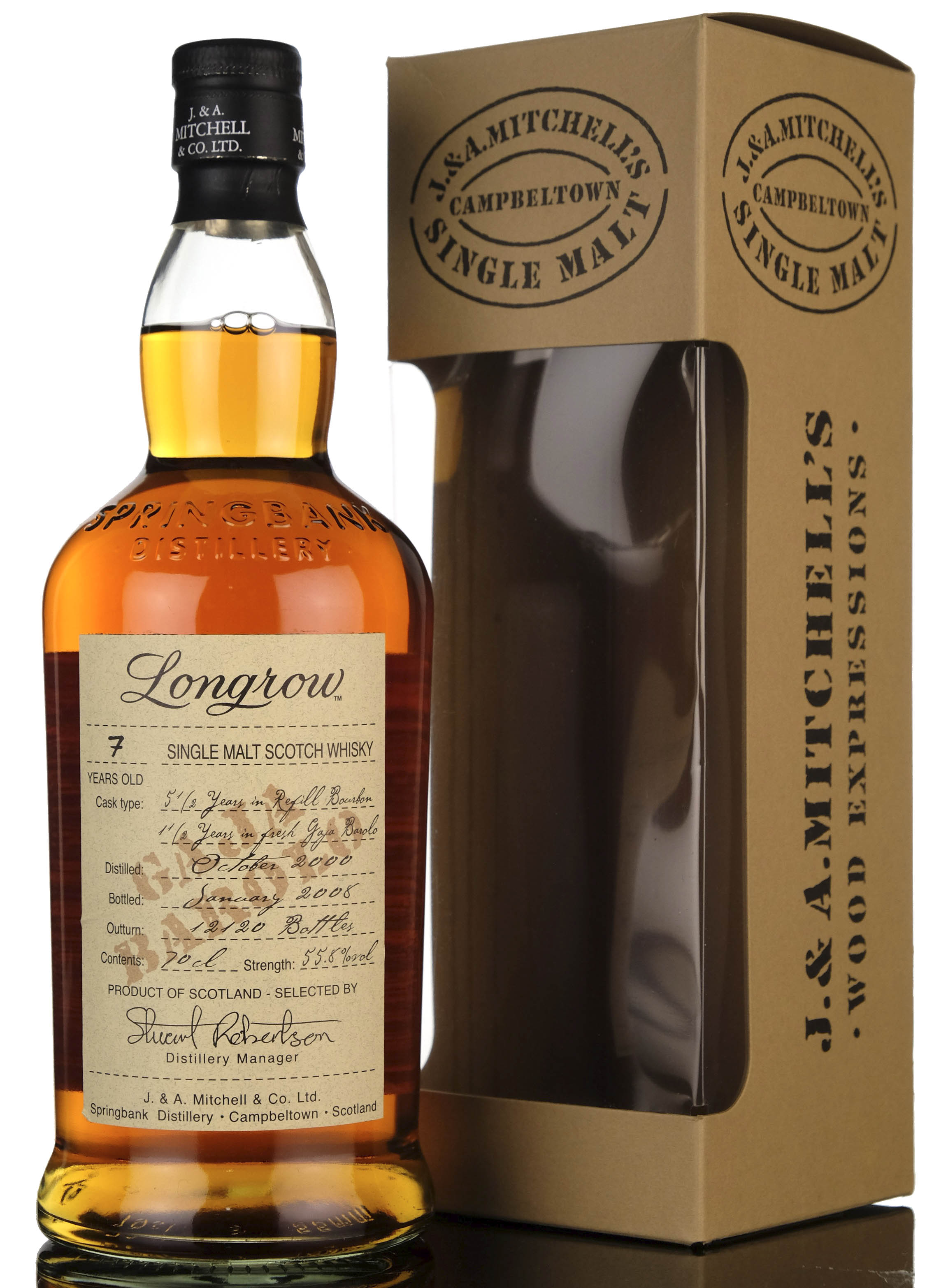Longrow 2000-2008 - 7 Year Old - Gaja Barolo