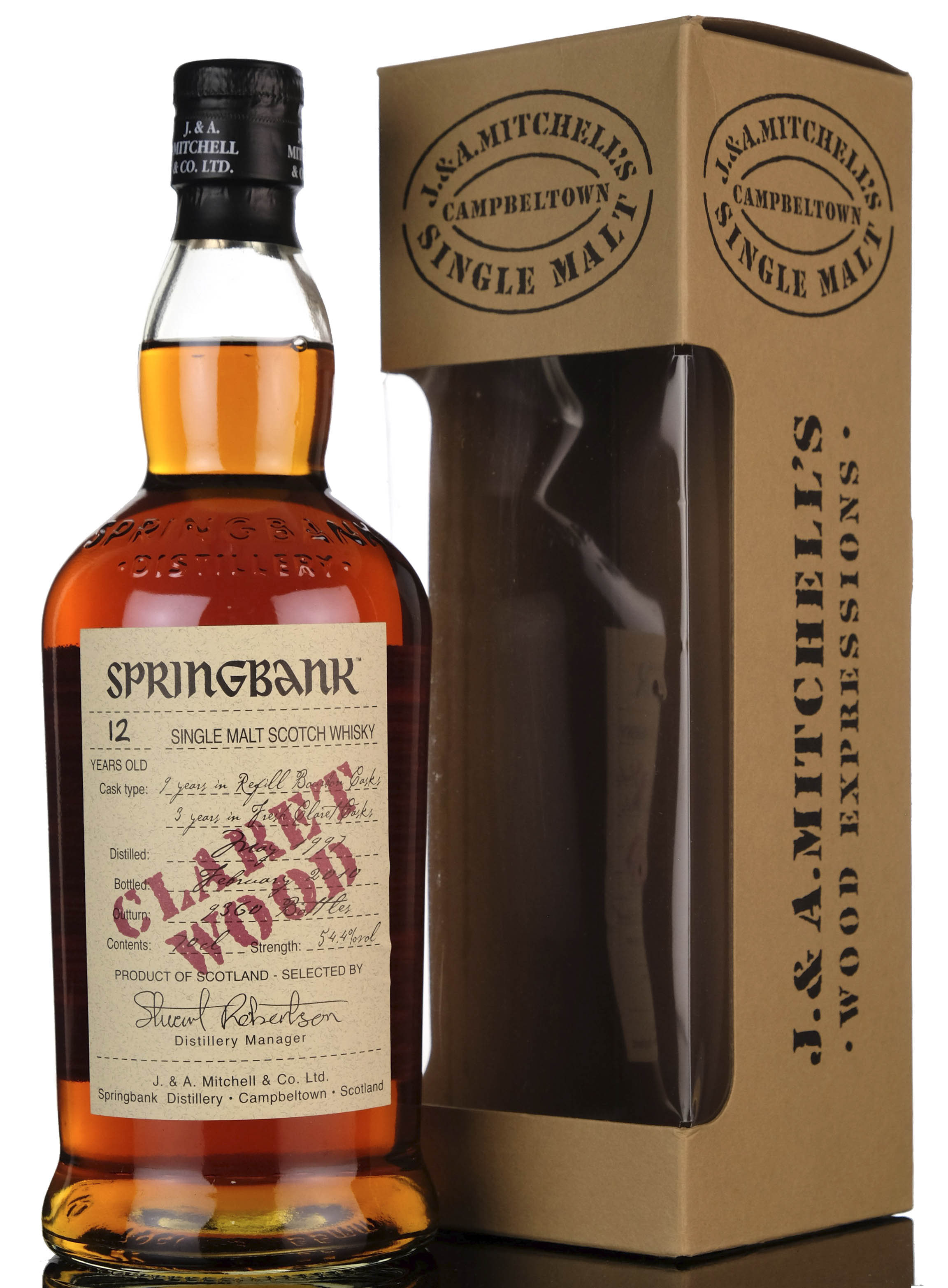 Springbank 1997-2010 - 12 Year Old - Claret Wood