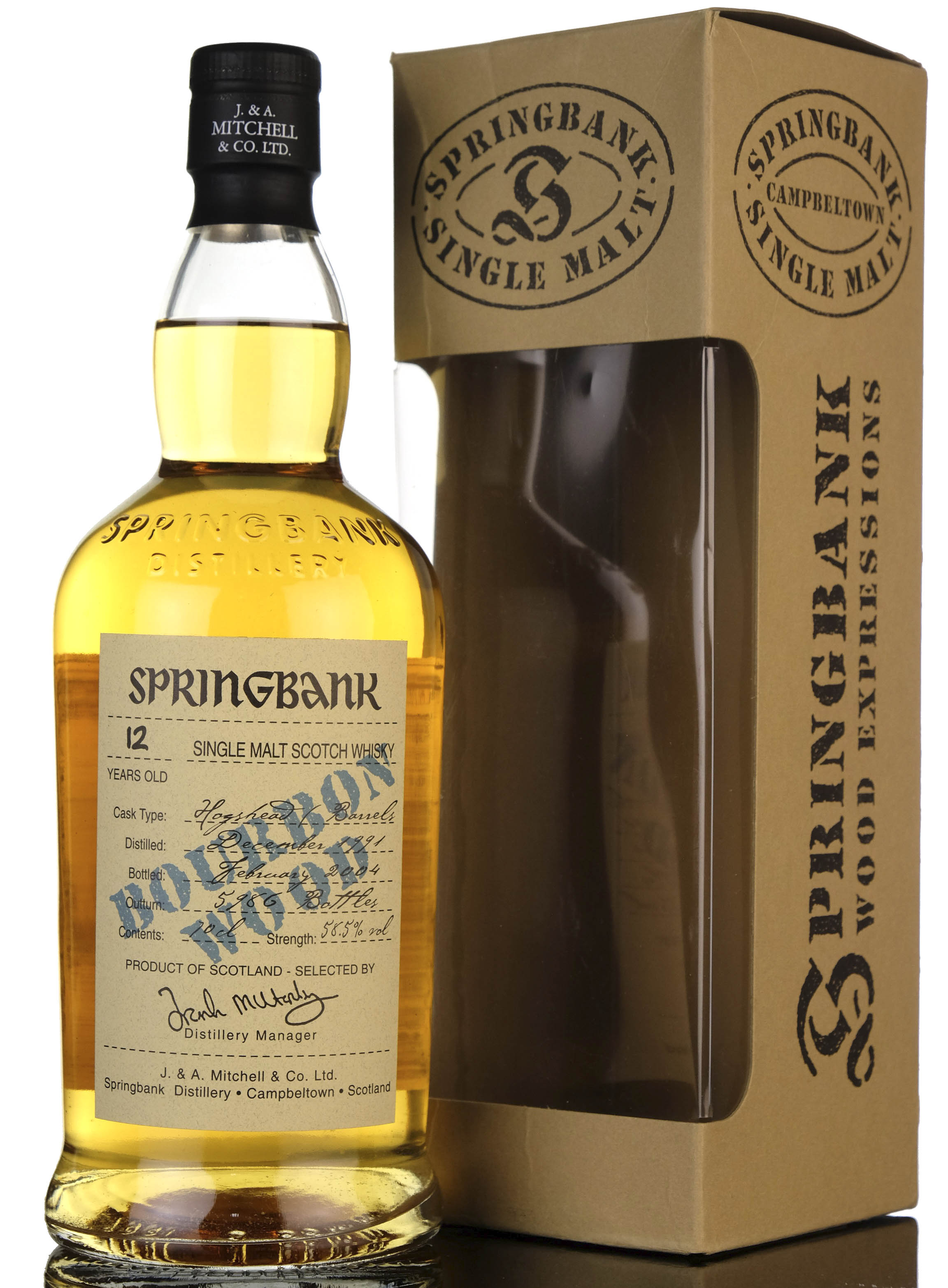 Springbank 1991-2004 - 12 Year Old - Bourbon Wood