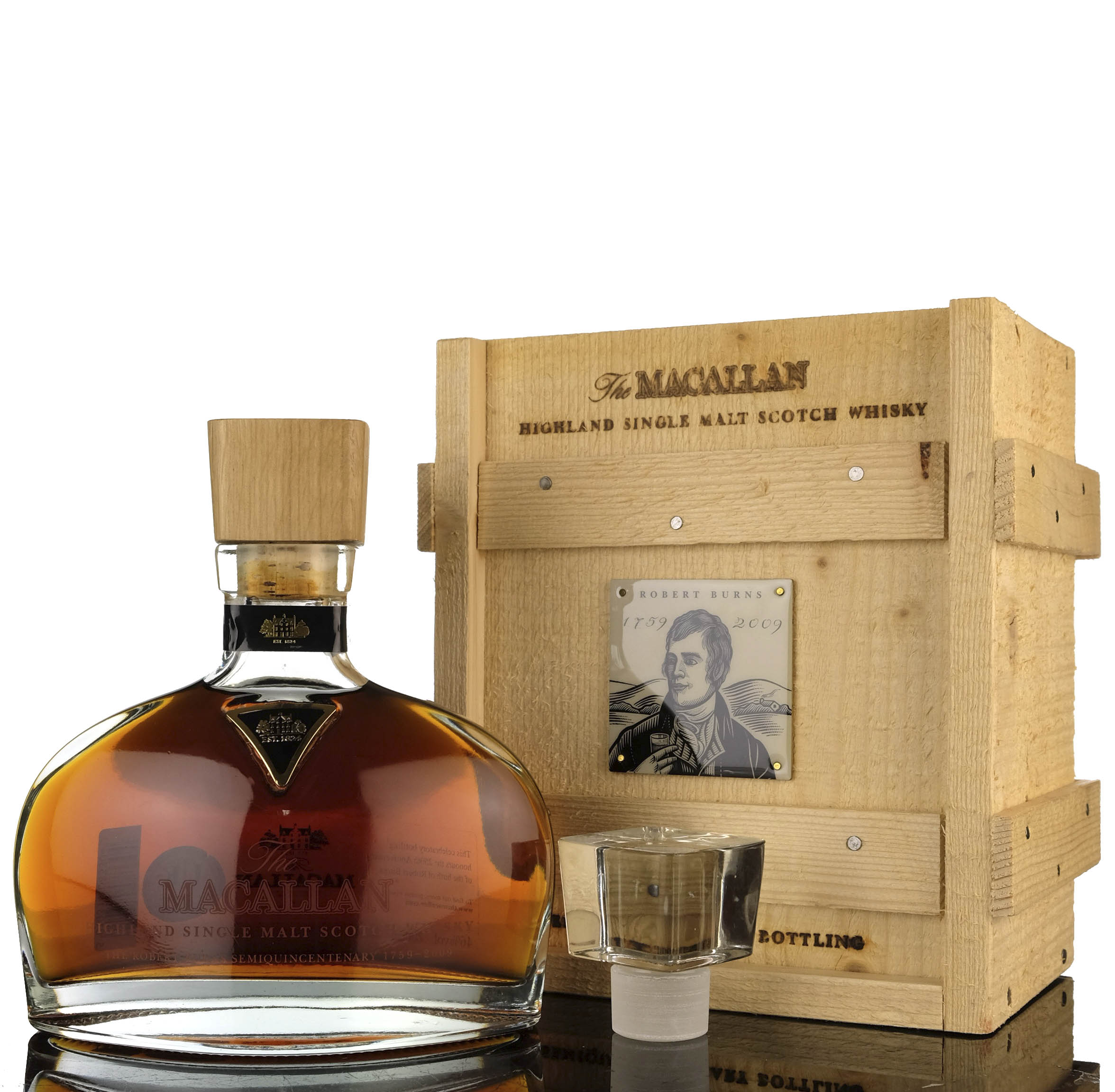 Macallan Robert Burns Decanter