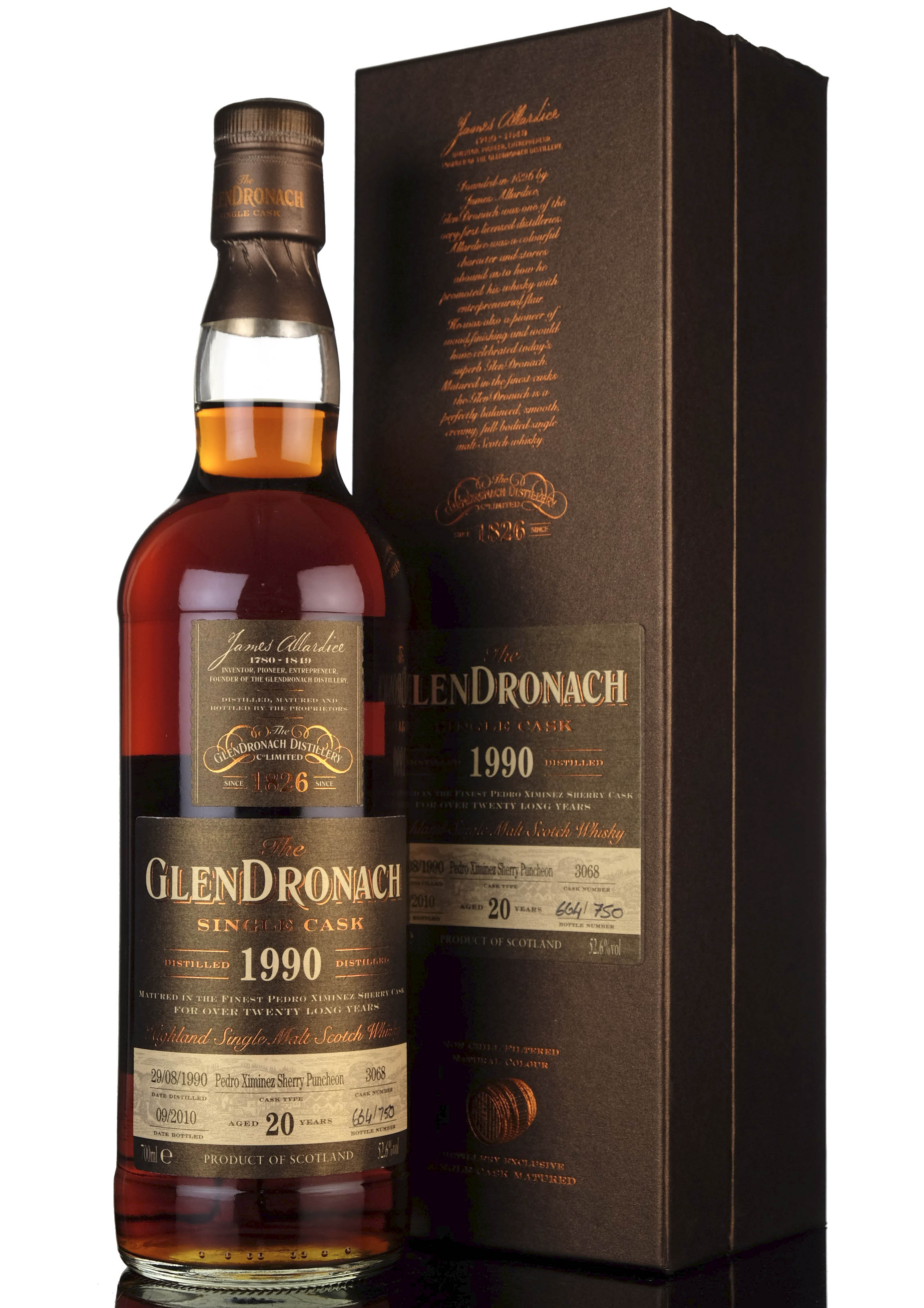 Glendronach 1990 - 2010 20 Single Cask 3068 Batch 3
