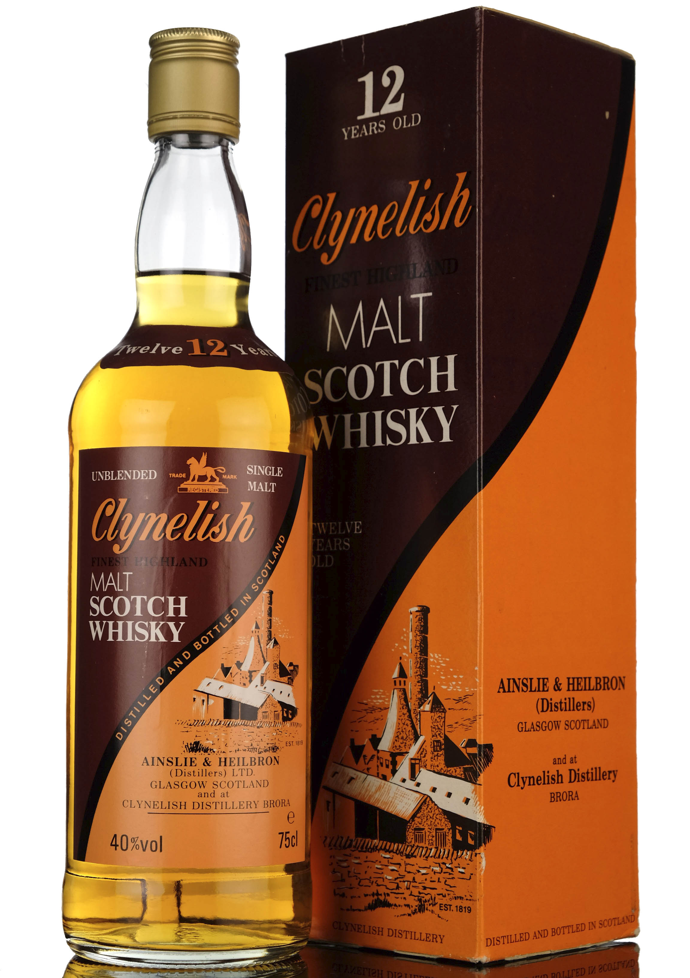 Clynelish 12 Year Old - Ainslie & Heilbron - 1980s