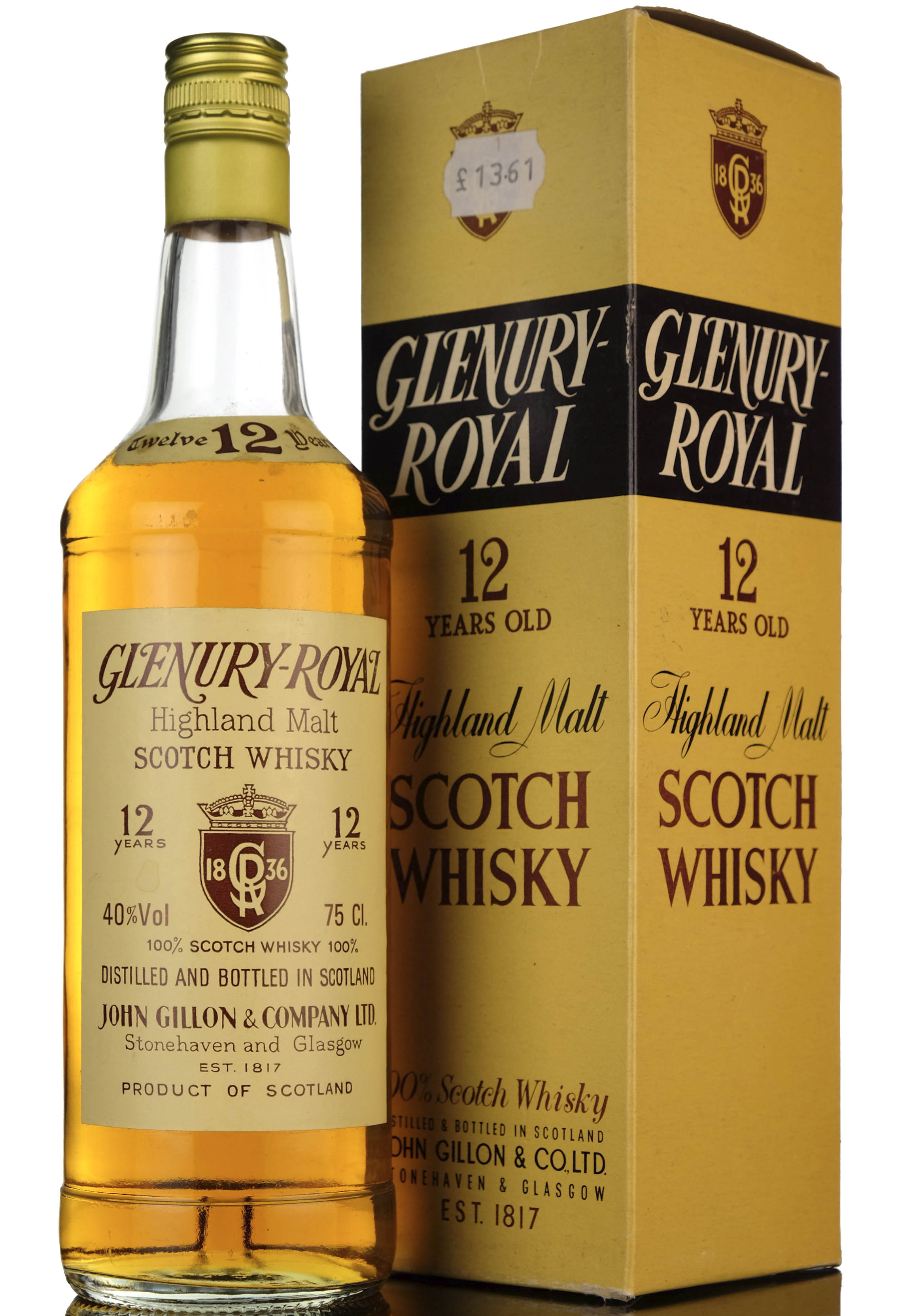 Glenury Royal 12 Year Old - 1980s