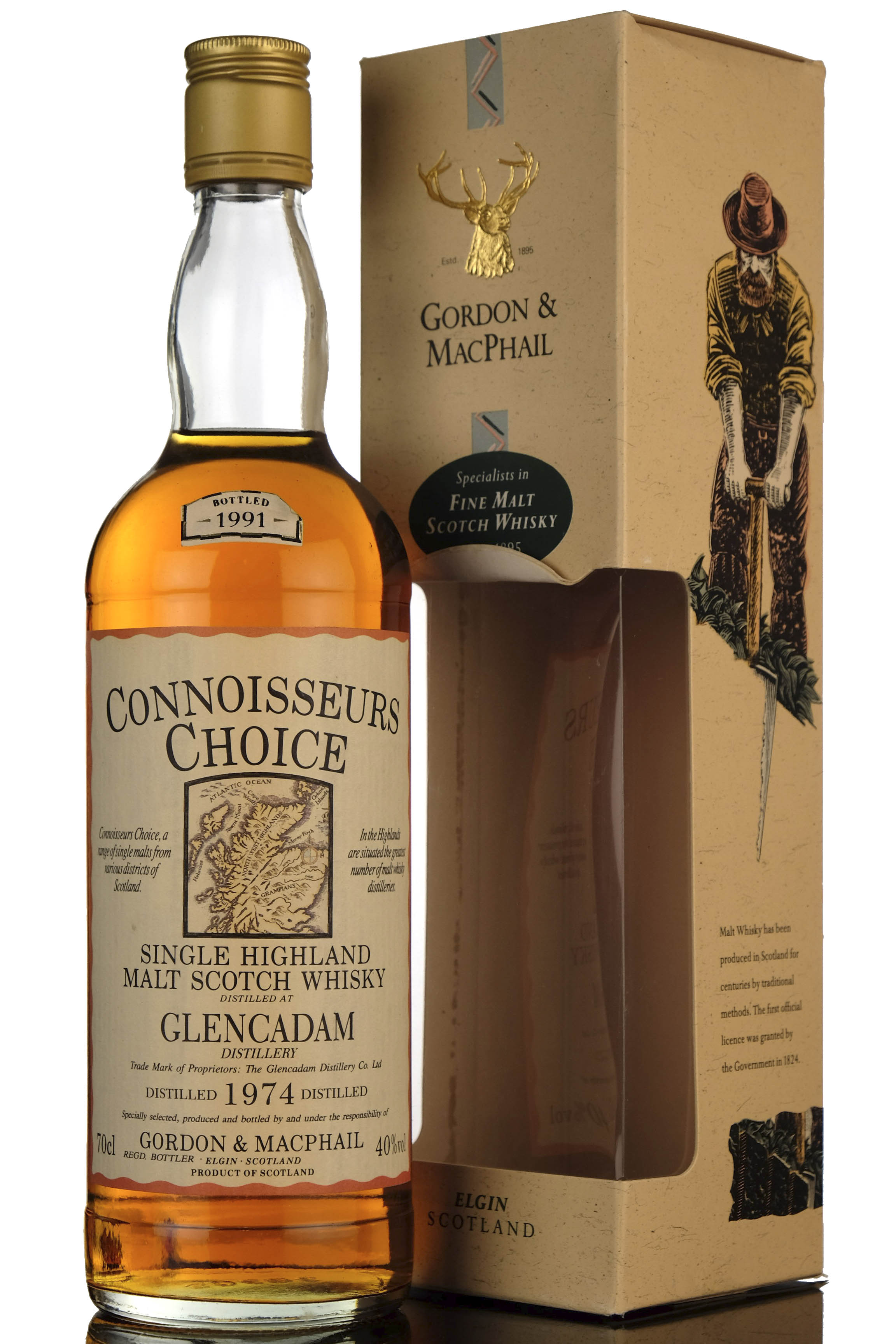 Glencadam 1974 - 1991 Connoisseurs Choice