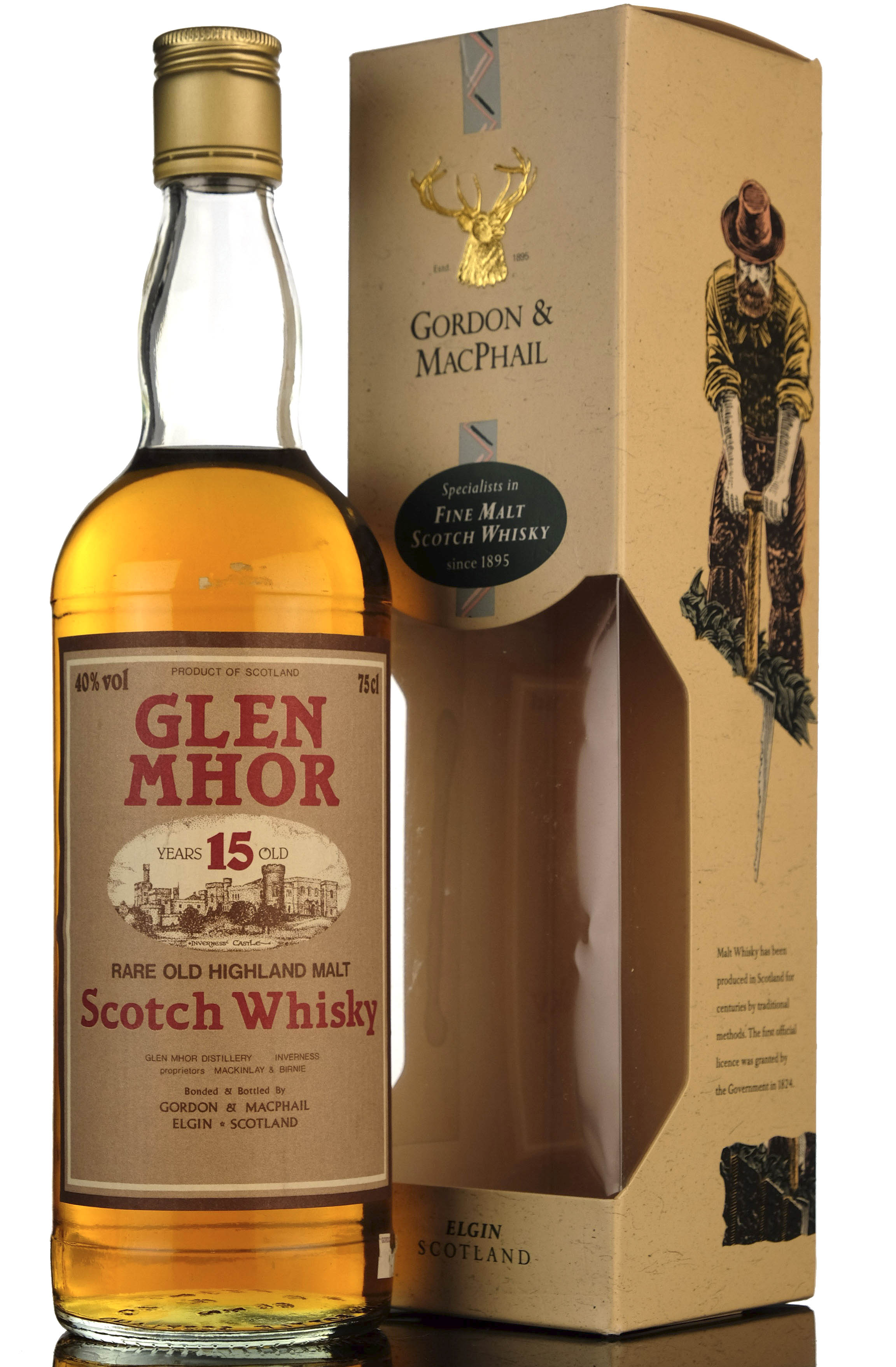 Glen Mhor 15 Year Old - Gordon & MacPhail - 1980s