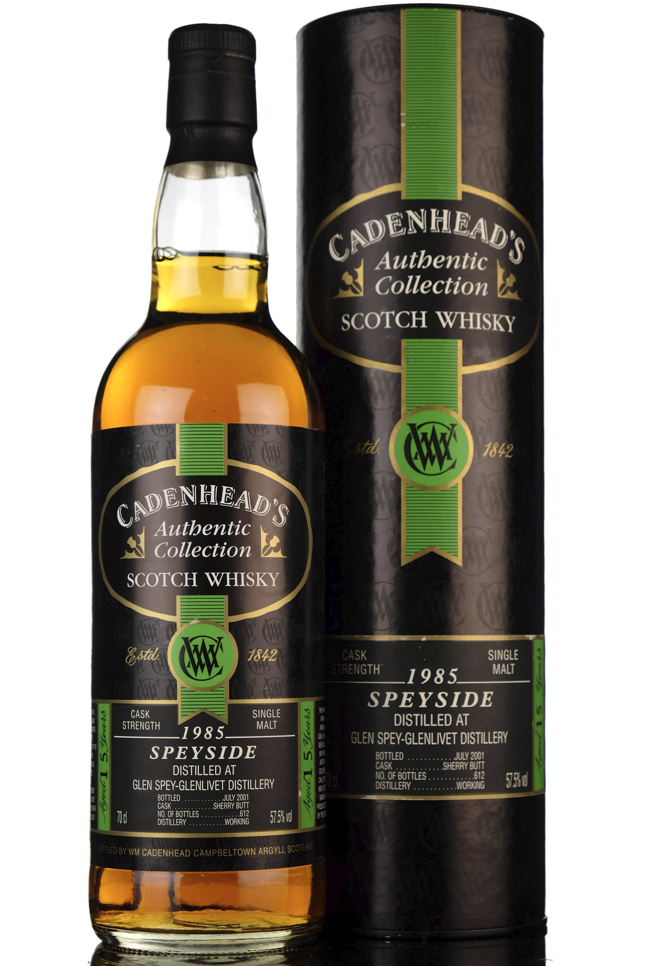 Glen Speyglenlivet 1985 - 2001 15 Cadenheads Authentic Collection